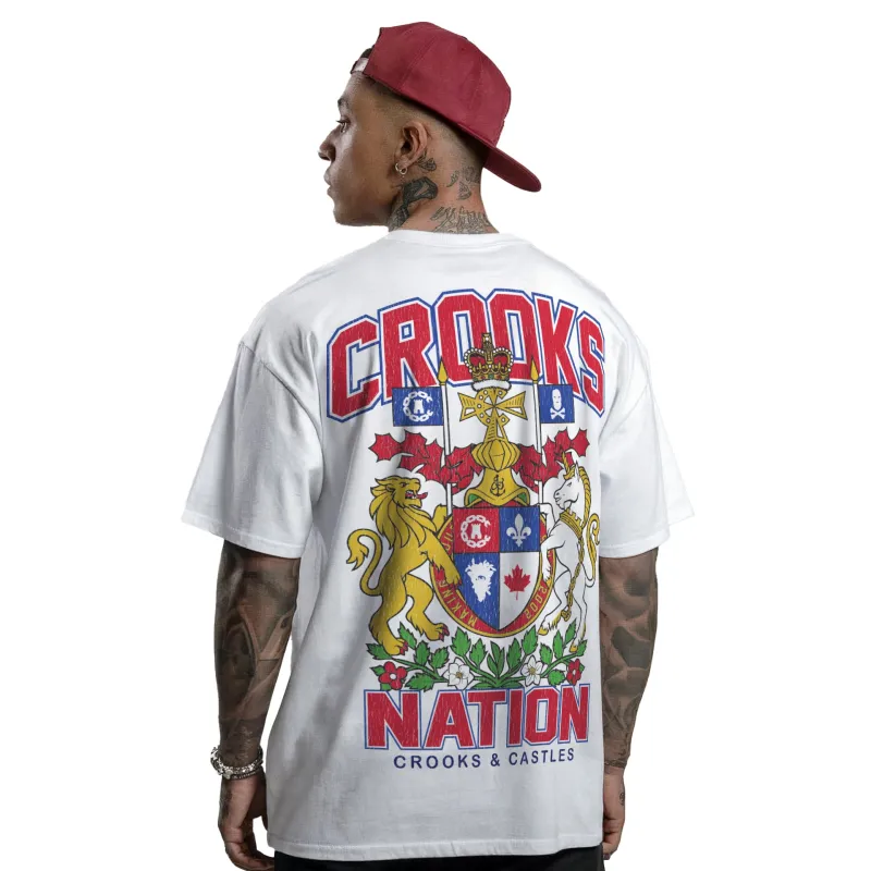 Crooks Coat Of Arms Tee sold by Crooks & Castles