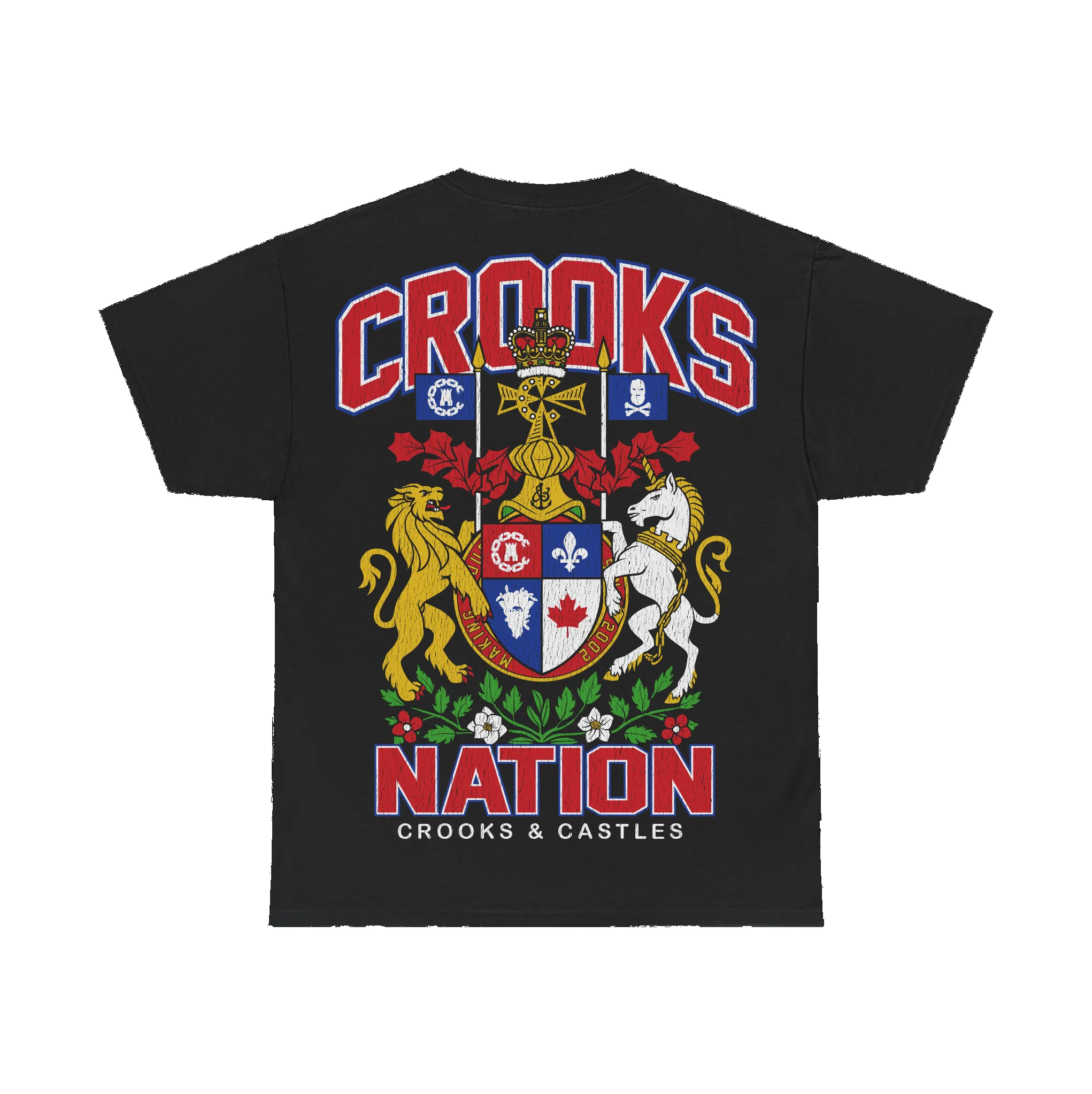 Crooks Coat Of Arms Tee sold by Crooks & Castles product image thumbnail 3