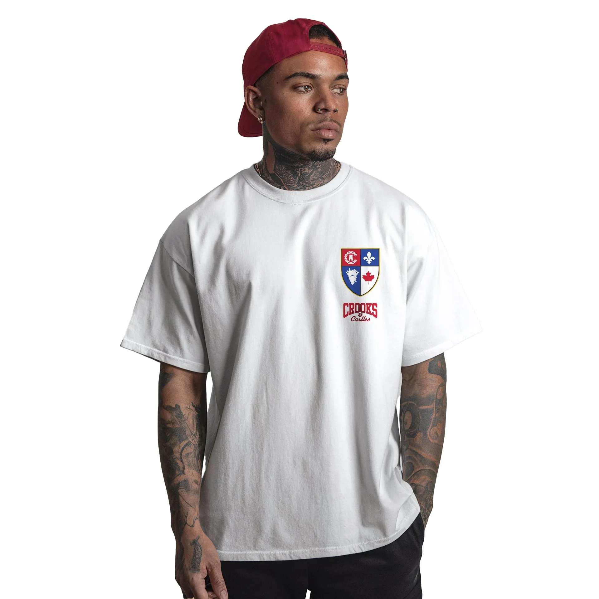 Crooks Coat Of Arms Tee sold by Crooks & Castles product image thumbnail 2
