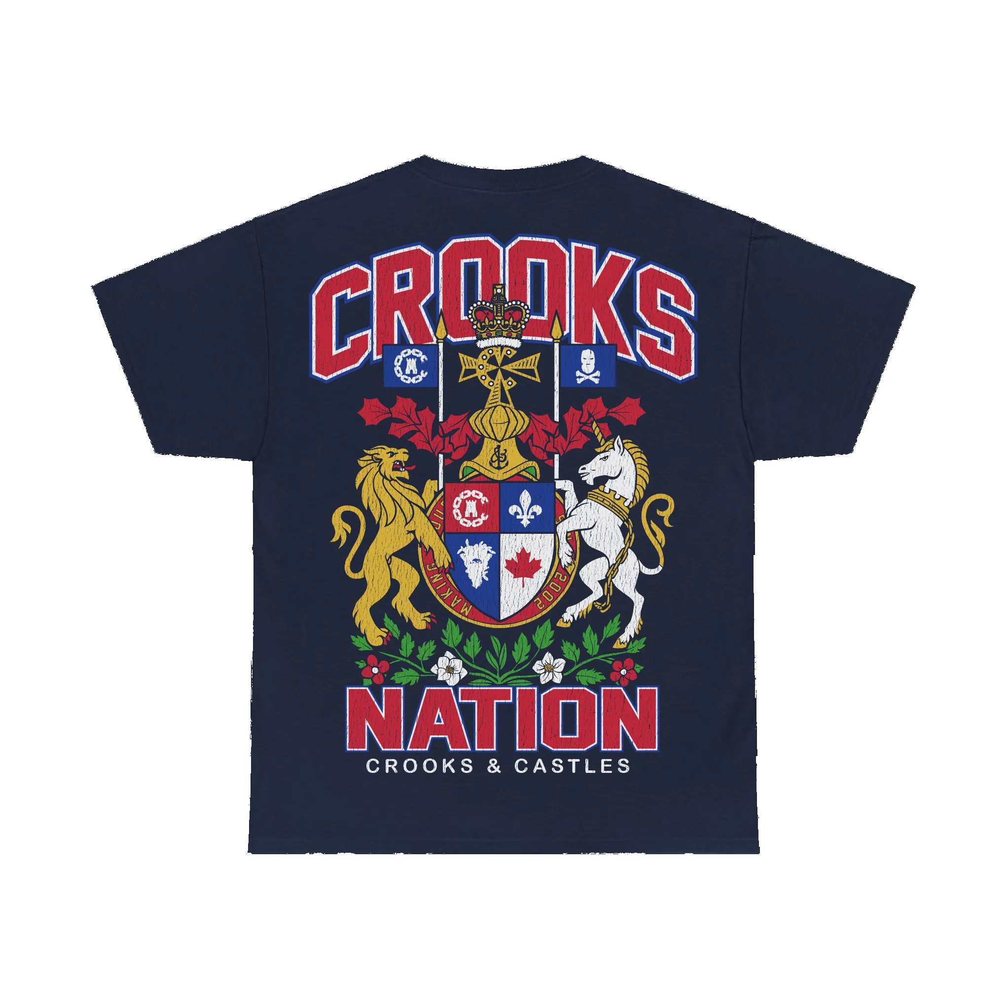 Crooks Coat Of Arms Tee sold by Crooks & Castles product image thumbnail 5