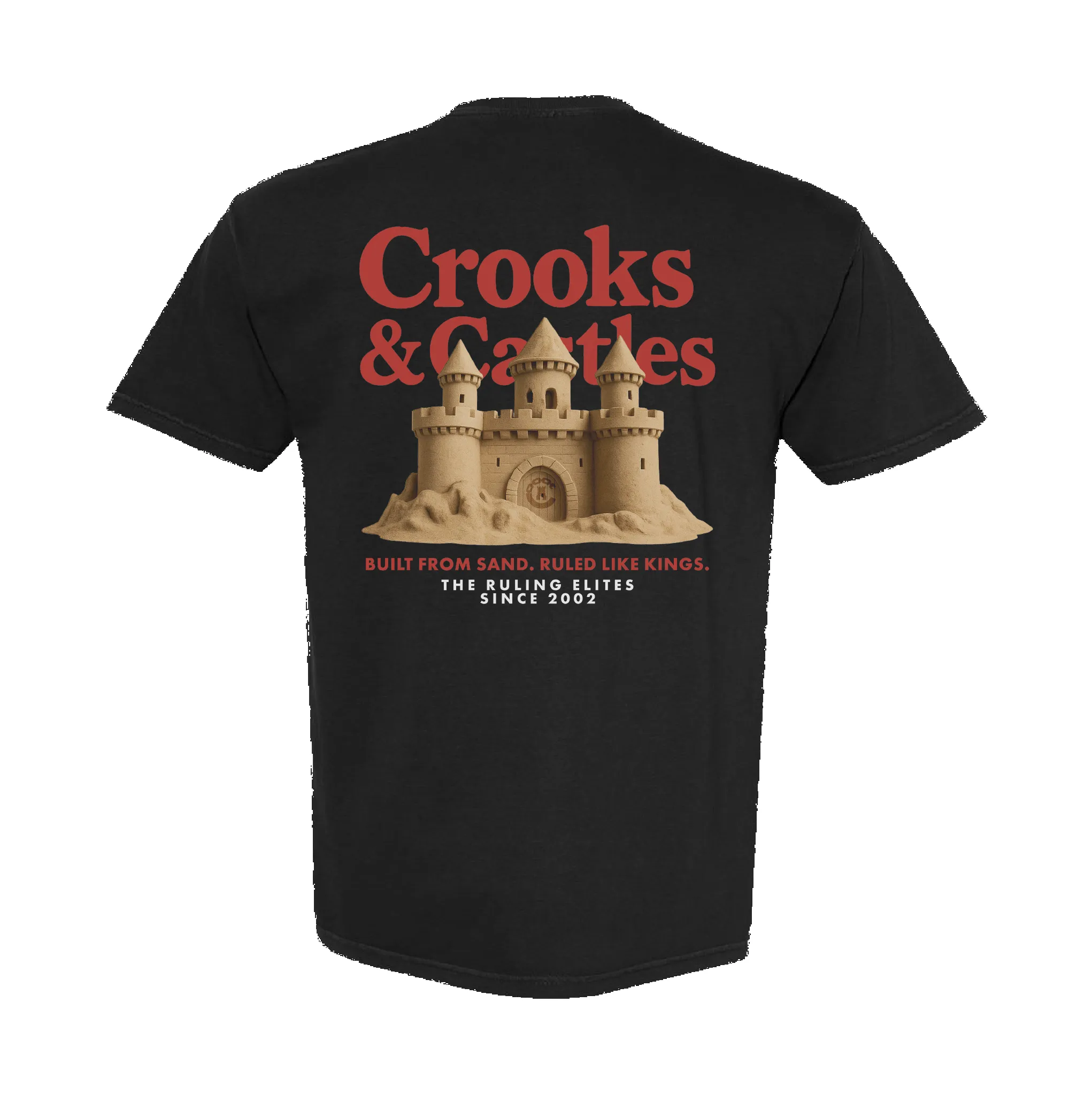 Crooks Sand Castles CC Tee sold by Crooks & Castles product image thumbnail 3