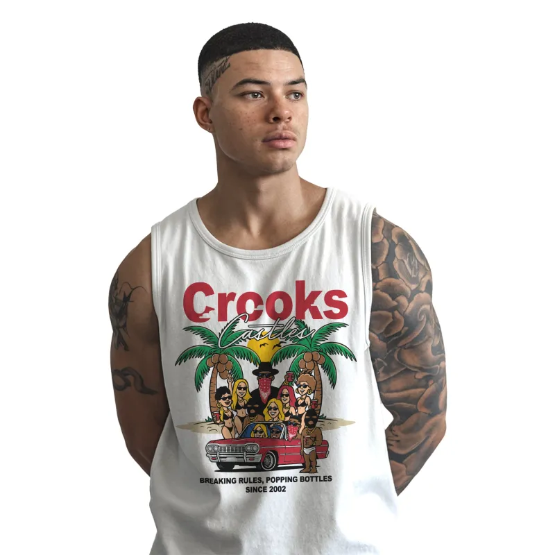 Crooks Beach Club Tank Top made by Crooks & Castles