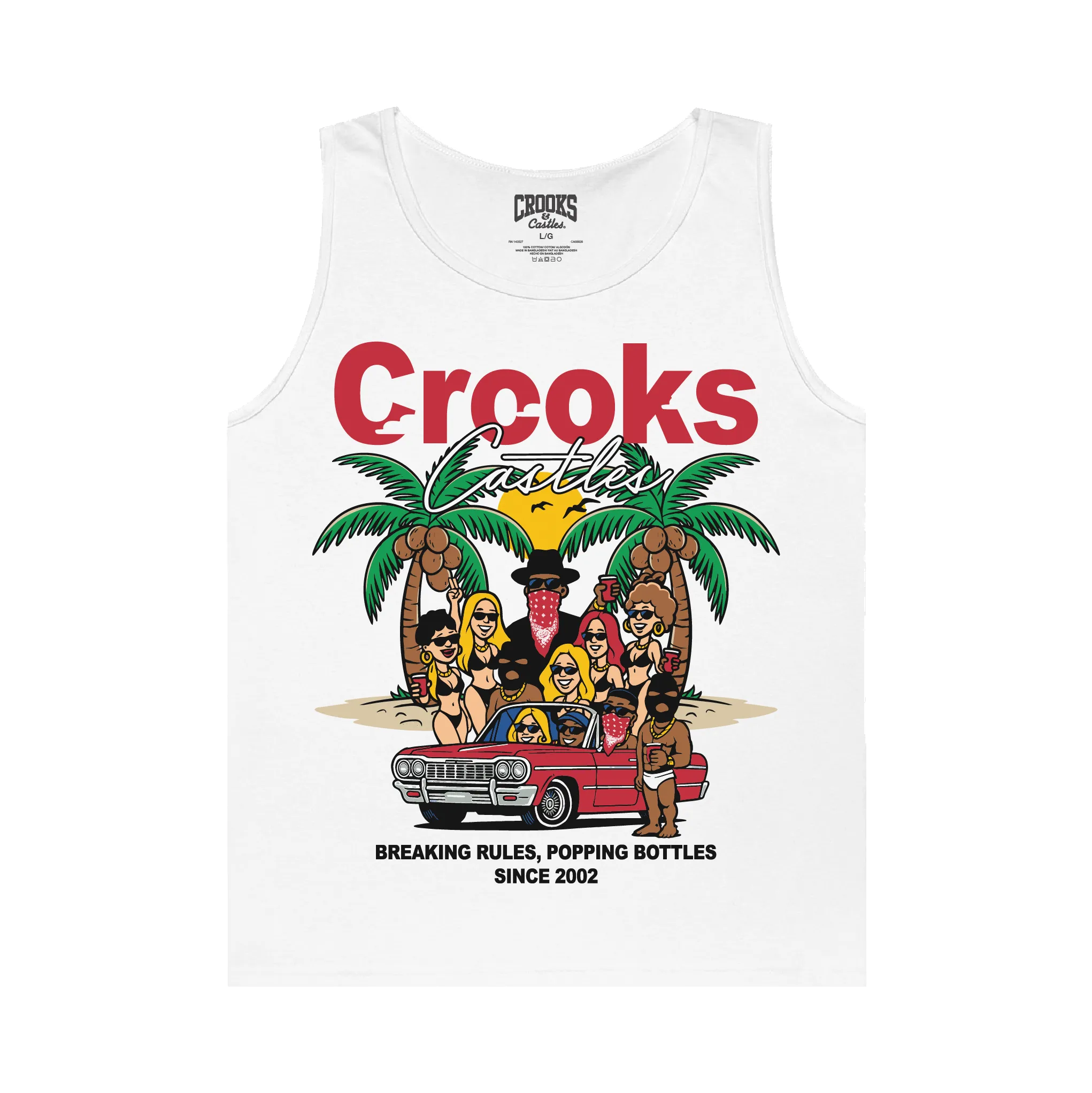 Crooks Beach Club Tank Top sold by Crooks & Castles product image thumbnail 2