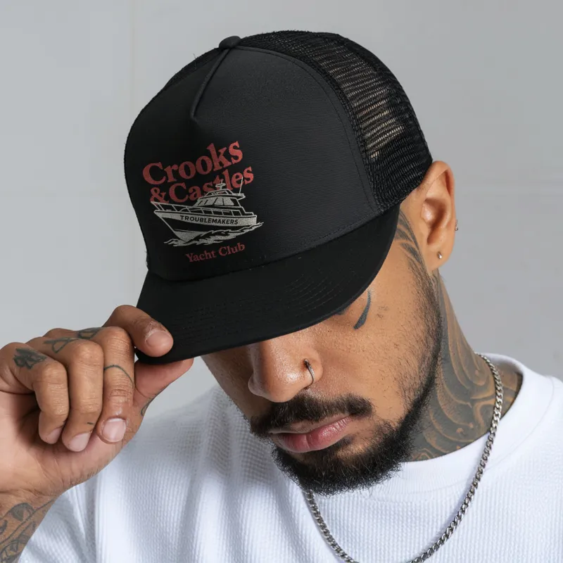 Crooks Yacht Club Trucker Hat made by Crooks & Castles