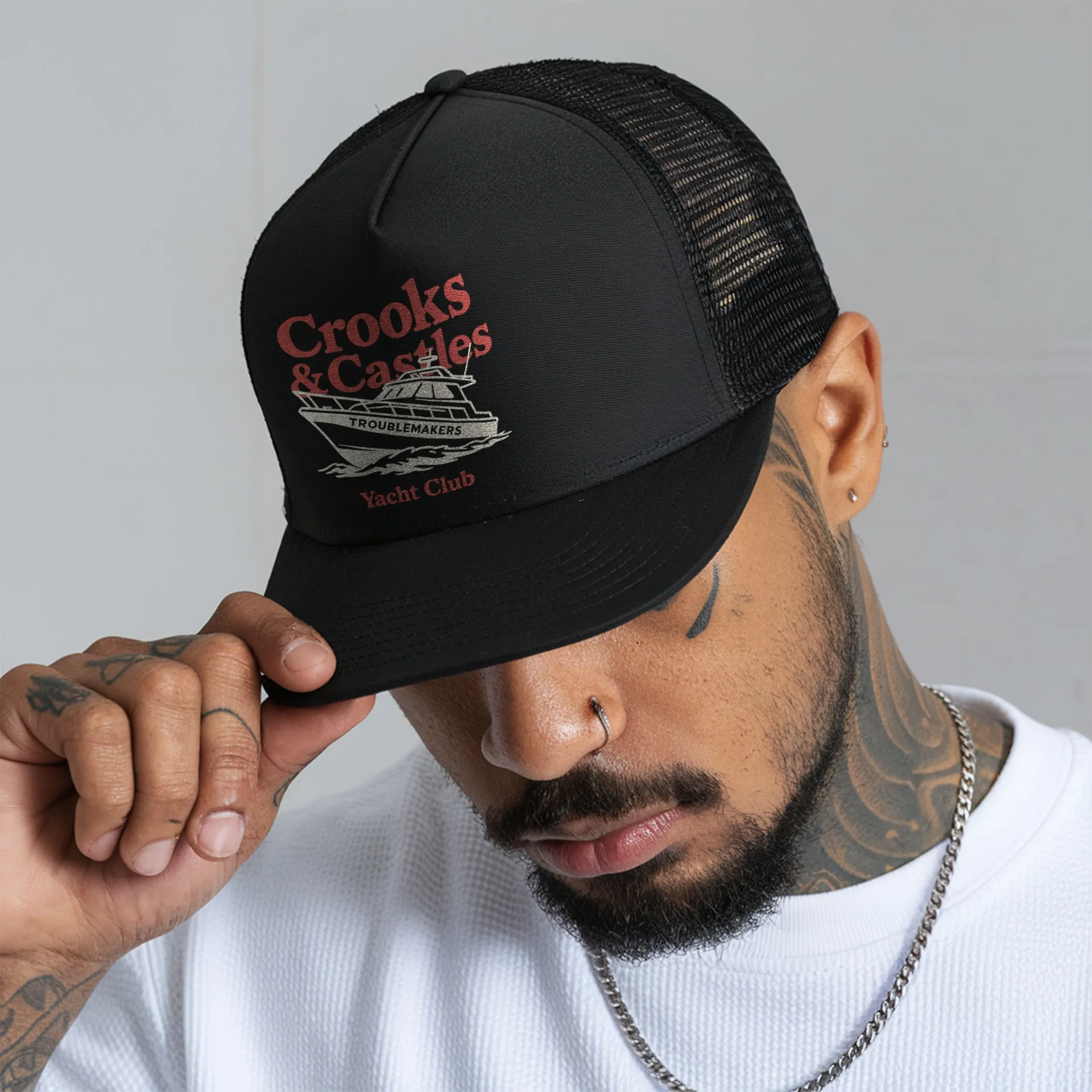 Crooks Yacht Club Trucker Hat sold by Crooks & Castles