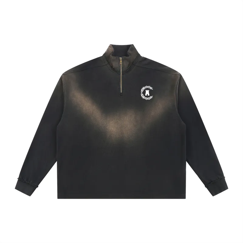Laurel Castle Quarter Zip sold by Crooks & Castles