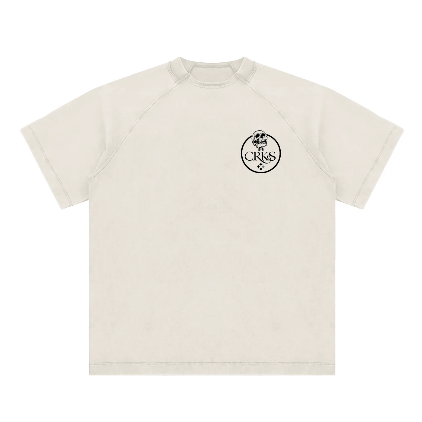 Dying Angel Washed Raglan Tee sold by Crooks & Castles product image thumbnail 3
