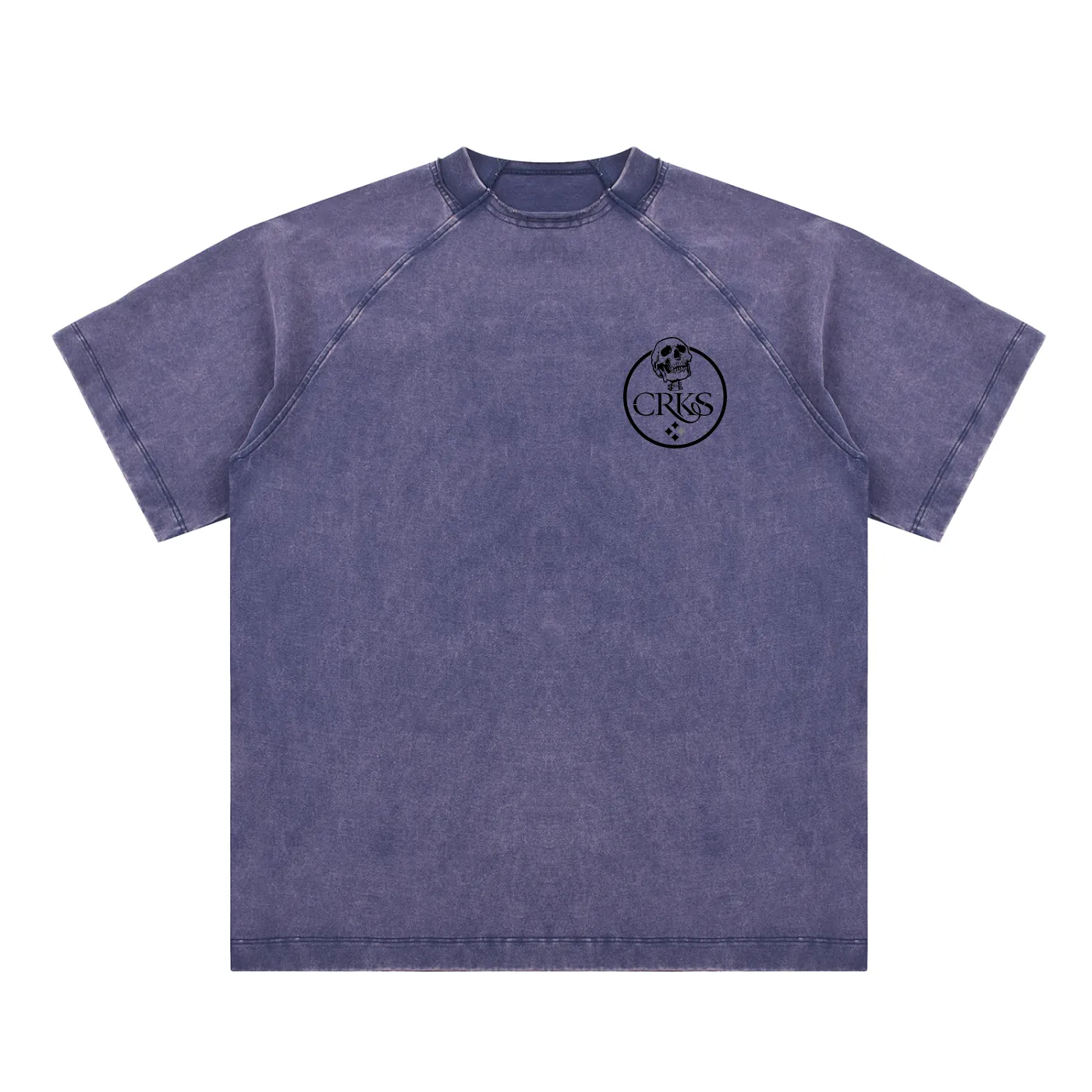 Dying Angel Washed Raglan Tee sold by Crooks & Castles product image thumbnail 5