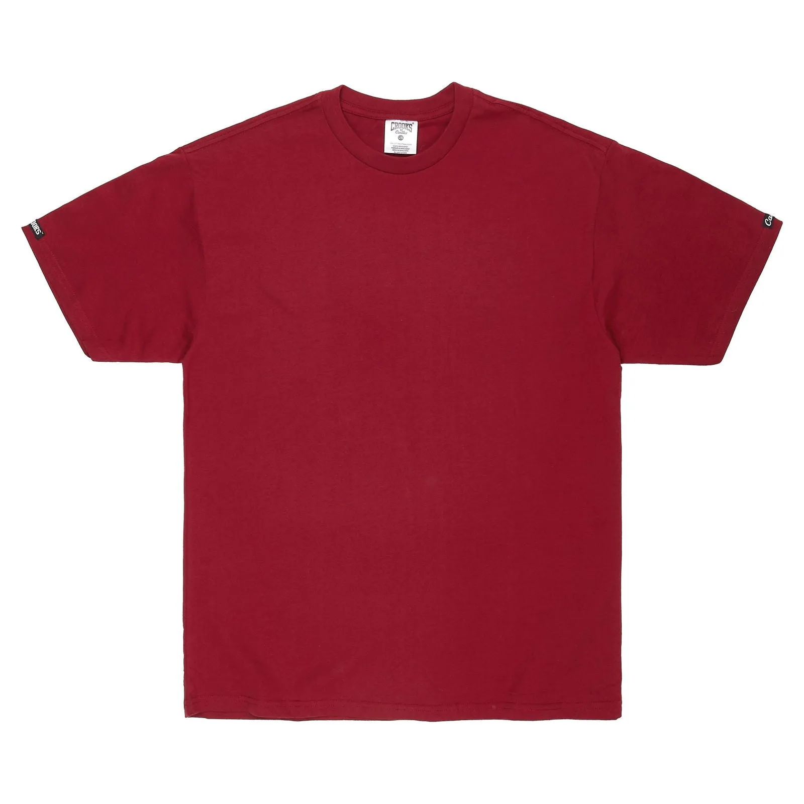 Essential Tee - Burgundy sold by Crooks & Castles