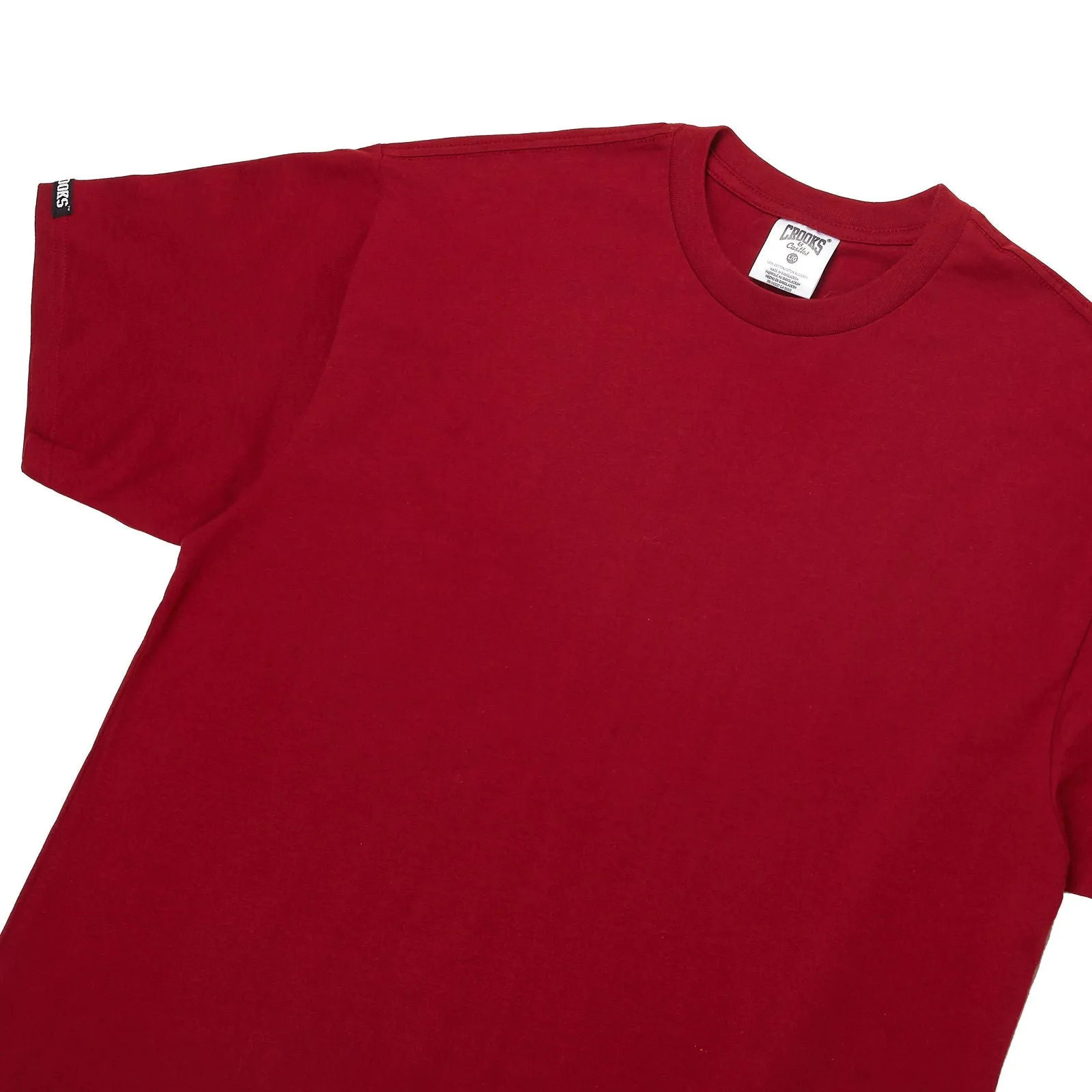 Essential Tee - Burgundy sold by Crooks & Castles product image thumbnail 2