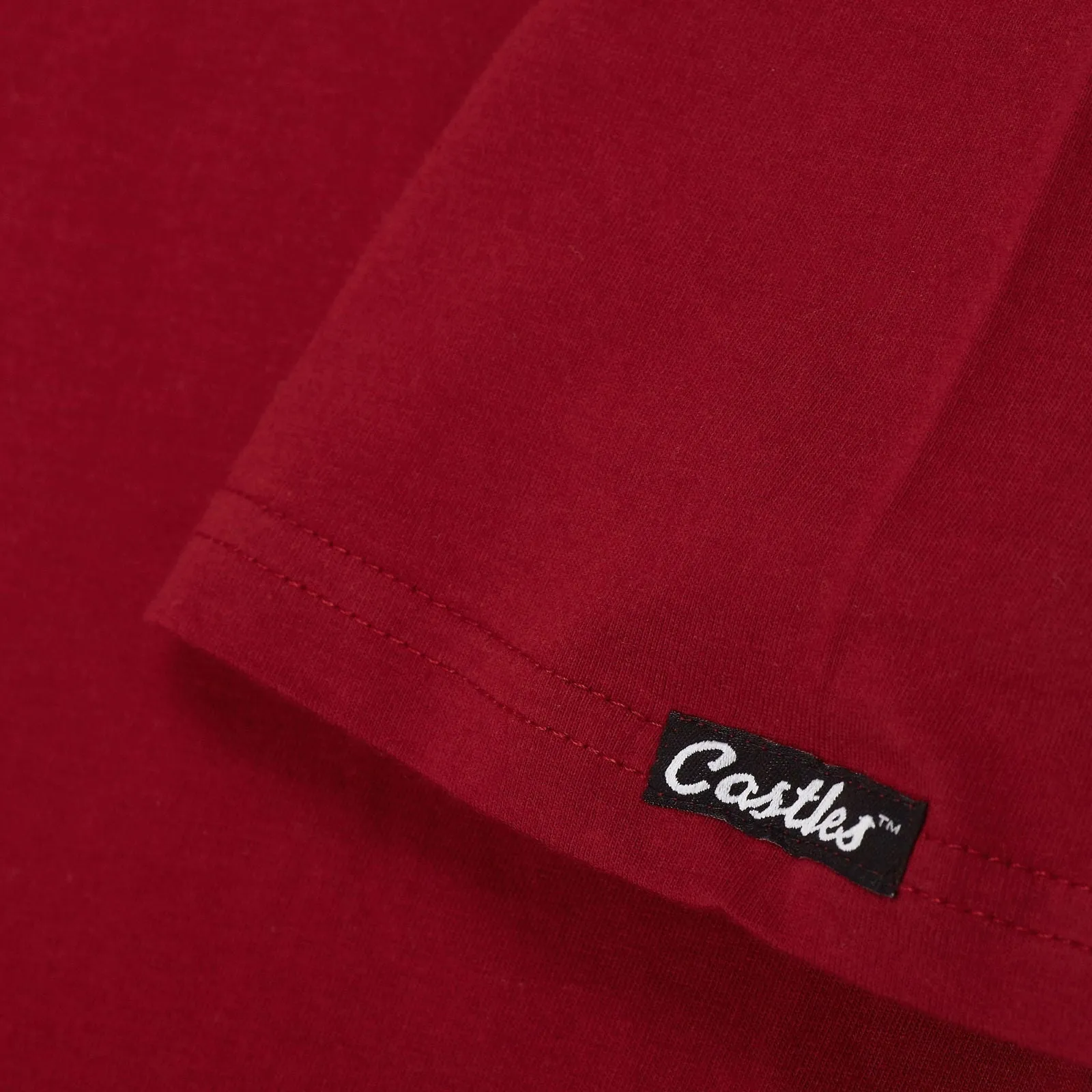 Essential Tee - Burgundy sold by Crooks & Castles product image thumbnail 5