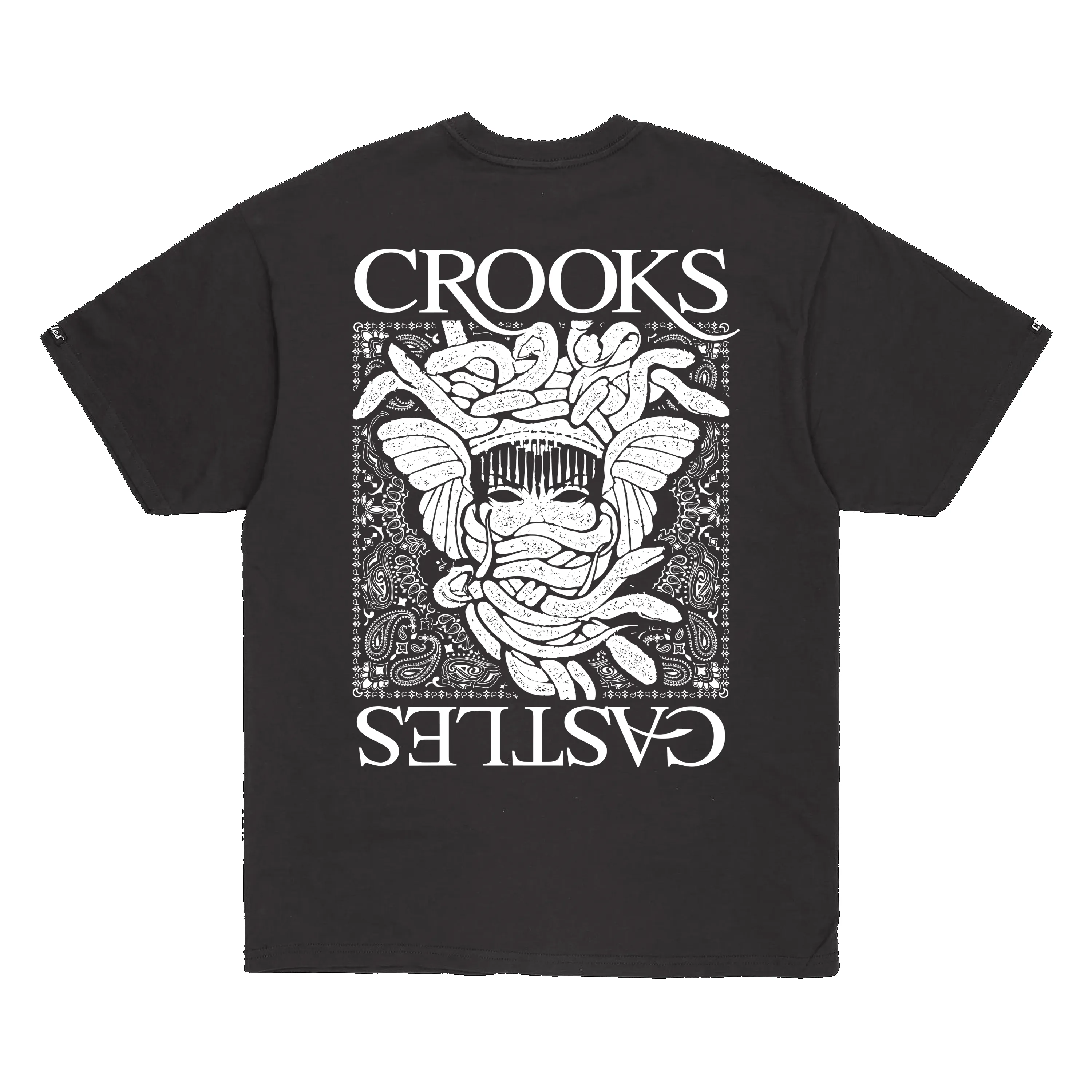 C Castles & Paisley Goth Medusa Tee sold by Crooks & Castles