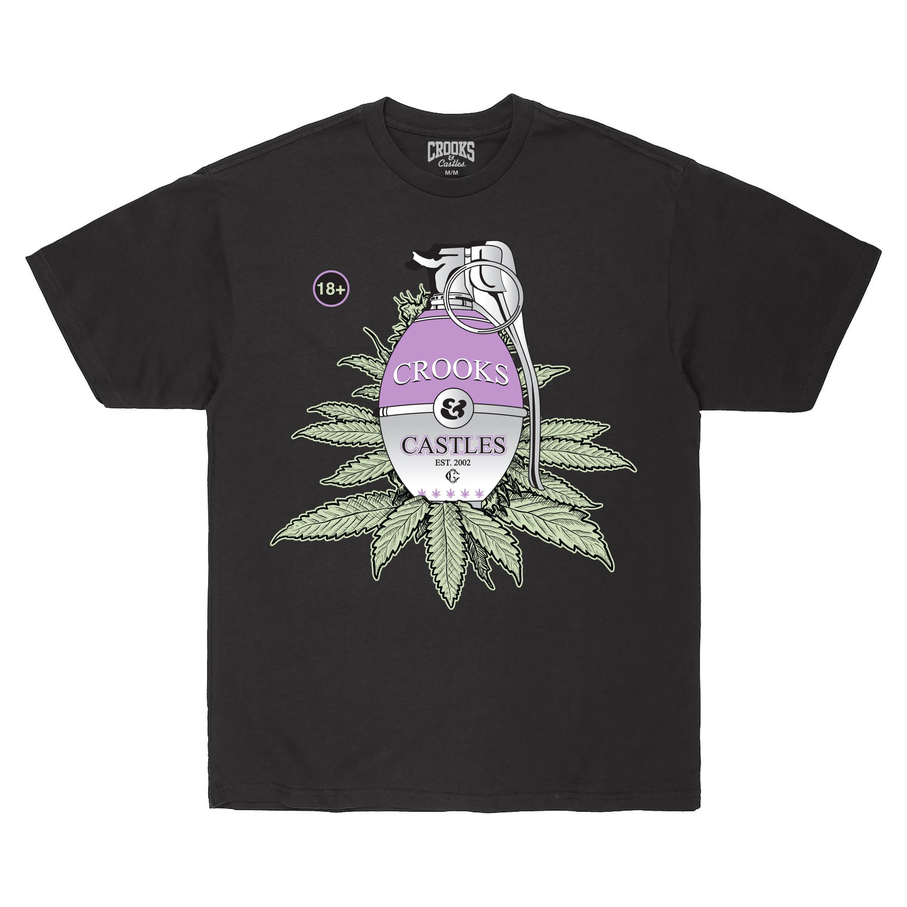 Weed Grenade Tee sold by Crooks & Castles product image thumbnail 2