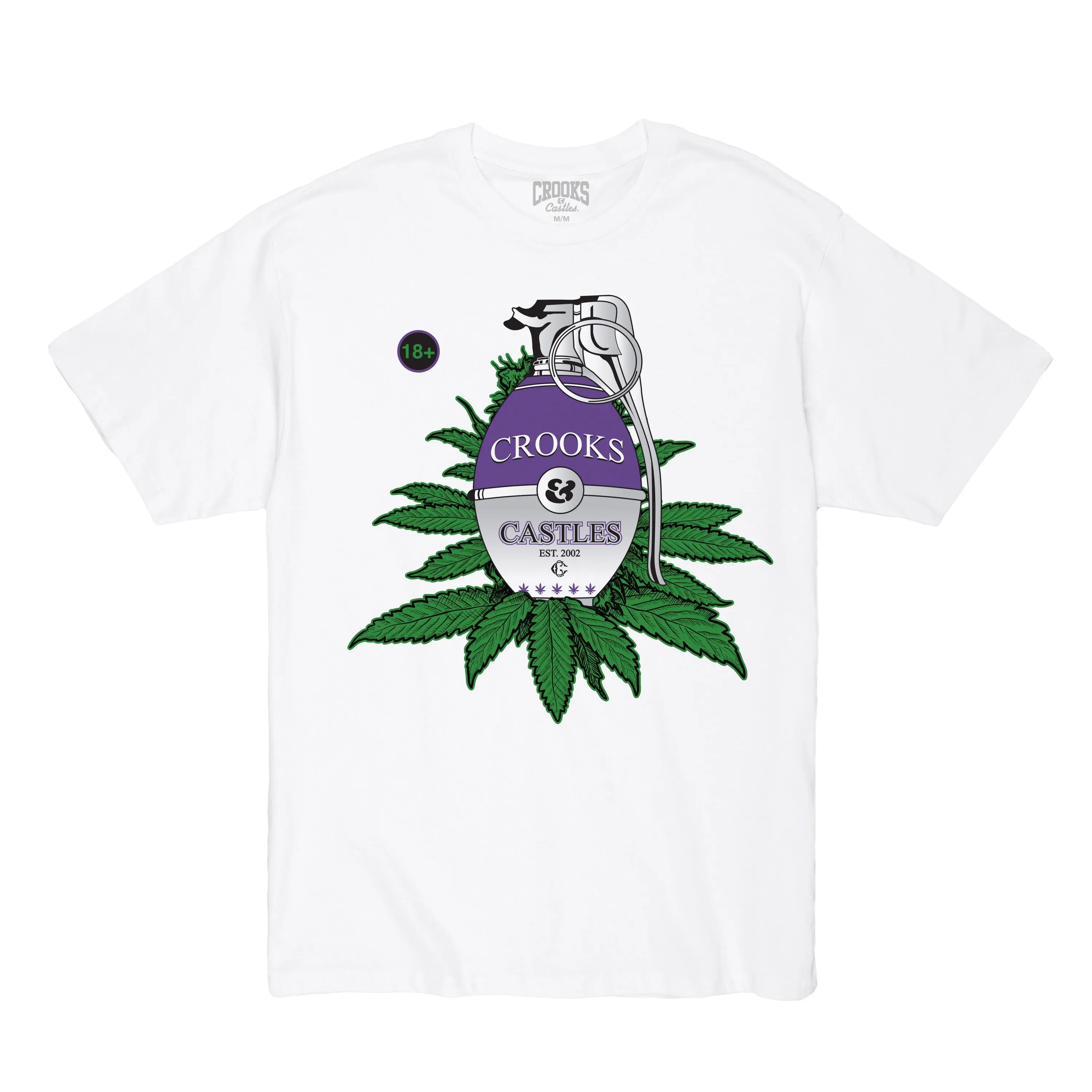 Weed Grenade Tee sold by Crooks & Castles