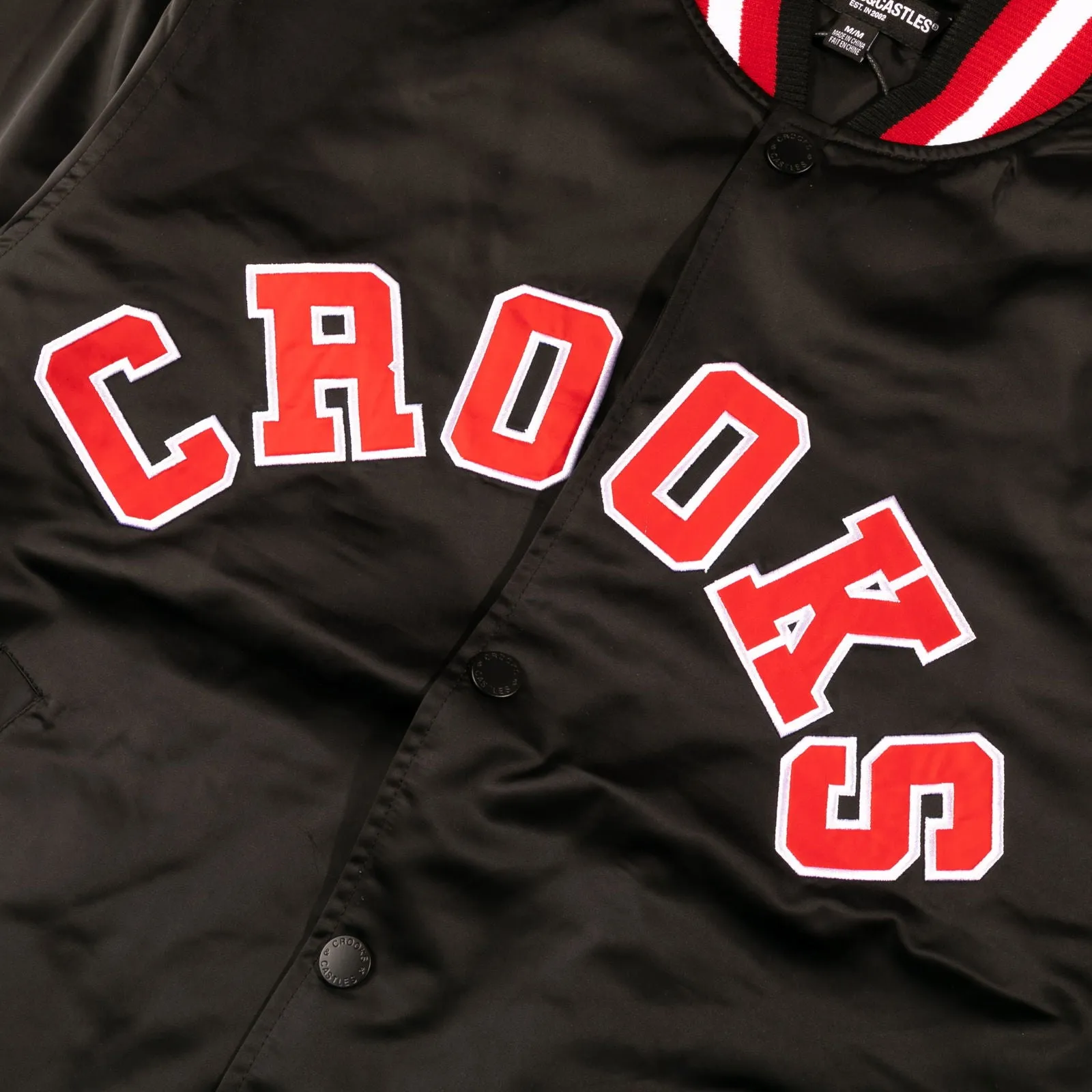 Crooks Baseball Jacket sold by Crooks & Castles product image thumbnail 4