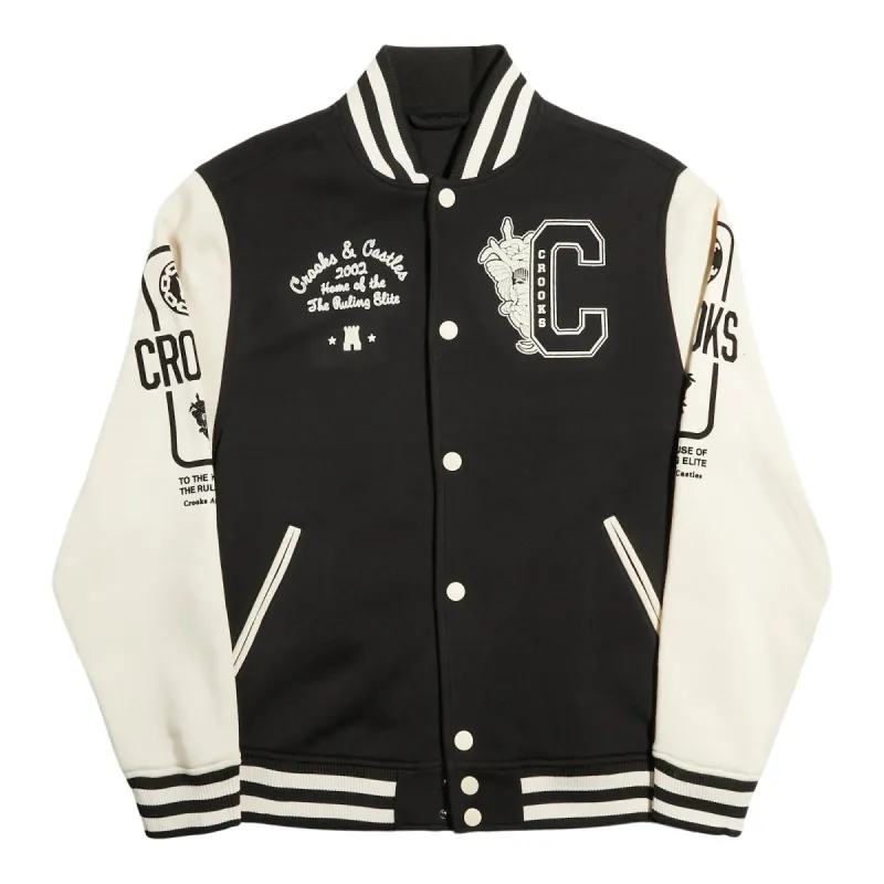 Half Medusa Varsity Jacket sold by Crooks & Castles