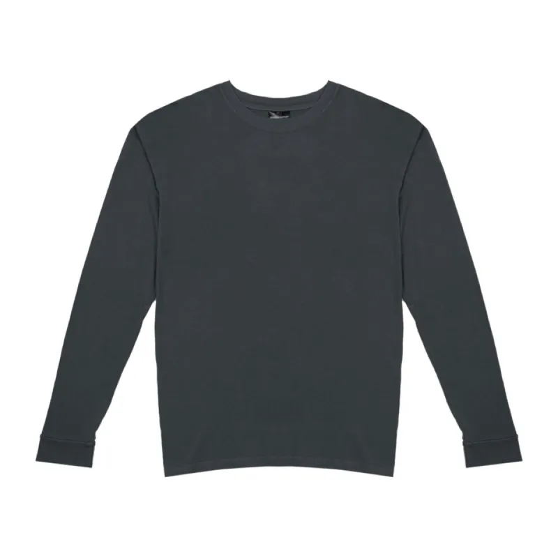 Essential Premium L/S Tee - Ash made by Crooks & Castles