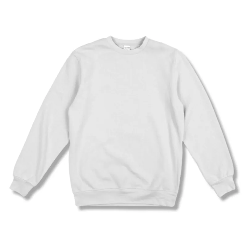 Essential Sweatshirt - White sold by Crooks & Castles