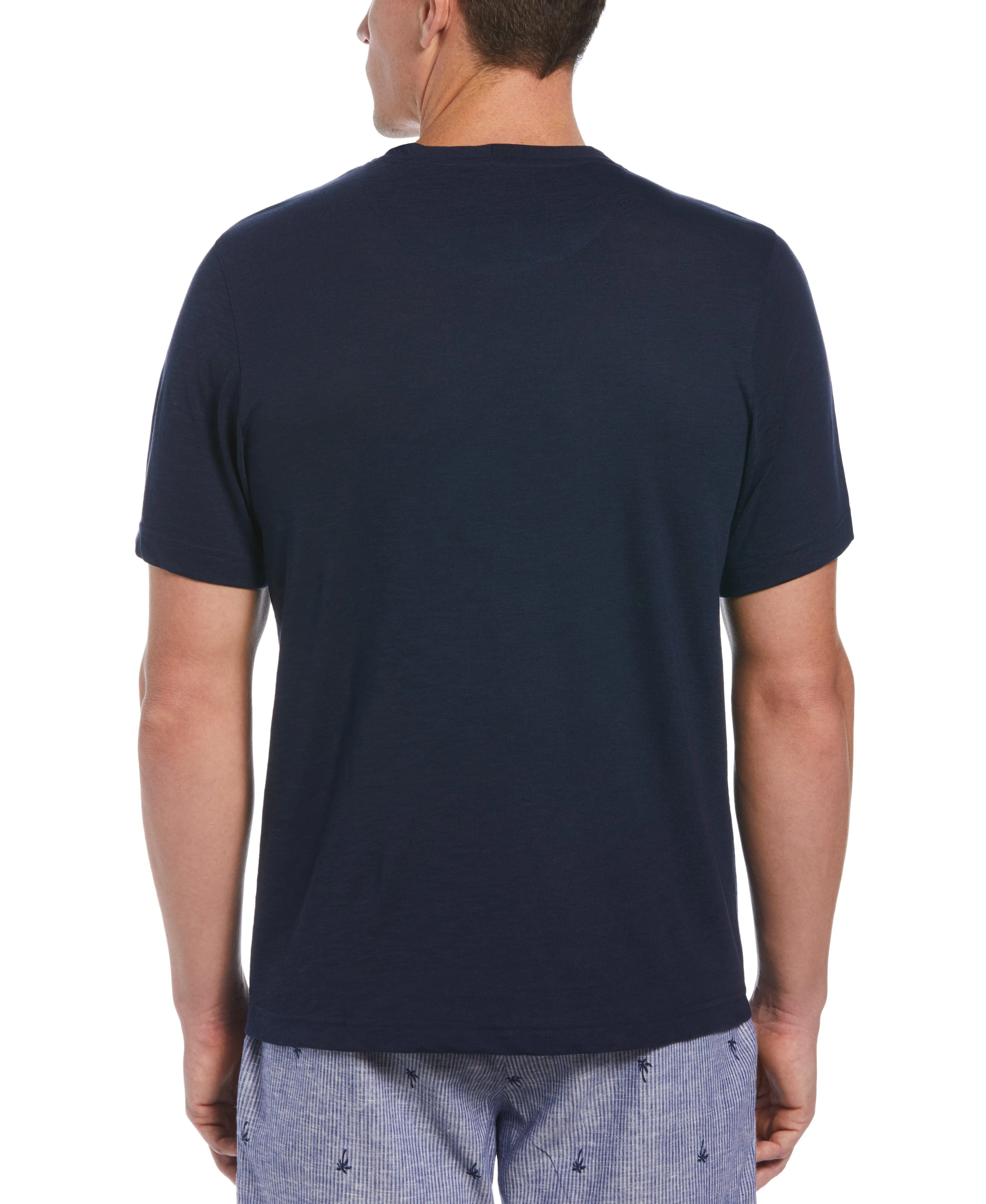 Slub V-Neck Tee sold by Cubavera product image thumbnail 2