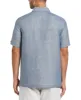 Big & Tall Classic Two-Tone Linen Shirt sold by Cubavera
