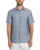 Big & Tall Classic Two-Tone Linen Shirt sold by Cubavera