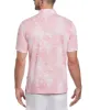 Tonal Tropical Print Polo sold by Cubavera