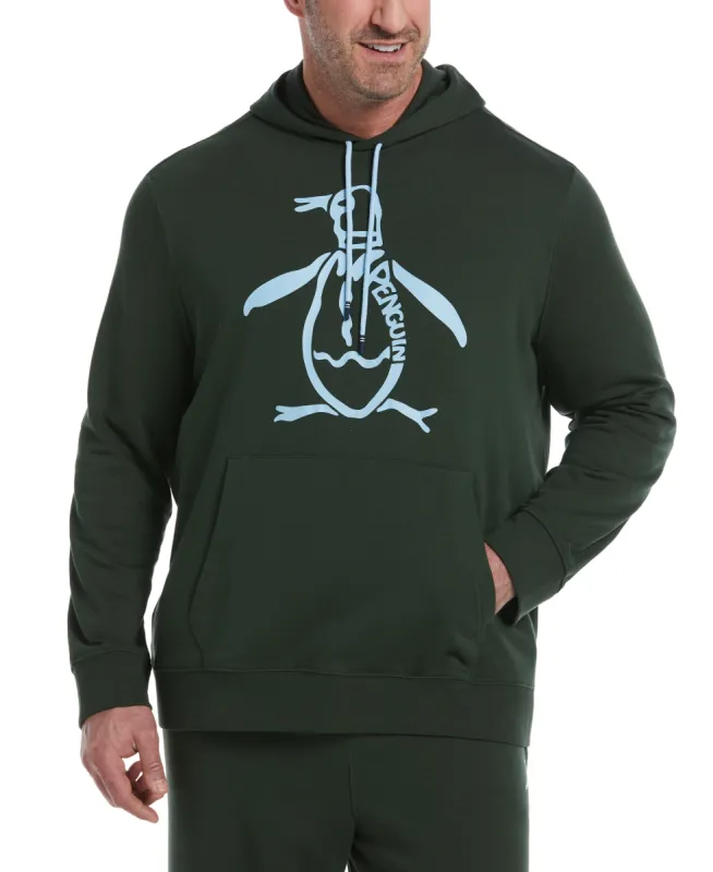 Original Penguin Big & Tall Organic Cotton Logo Fleece Hoodie sold by Cubavera