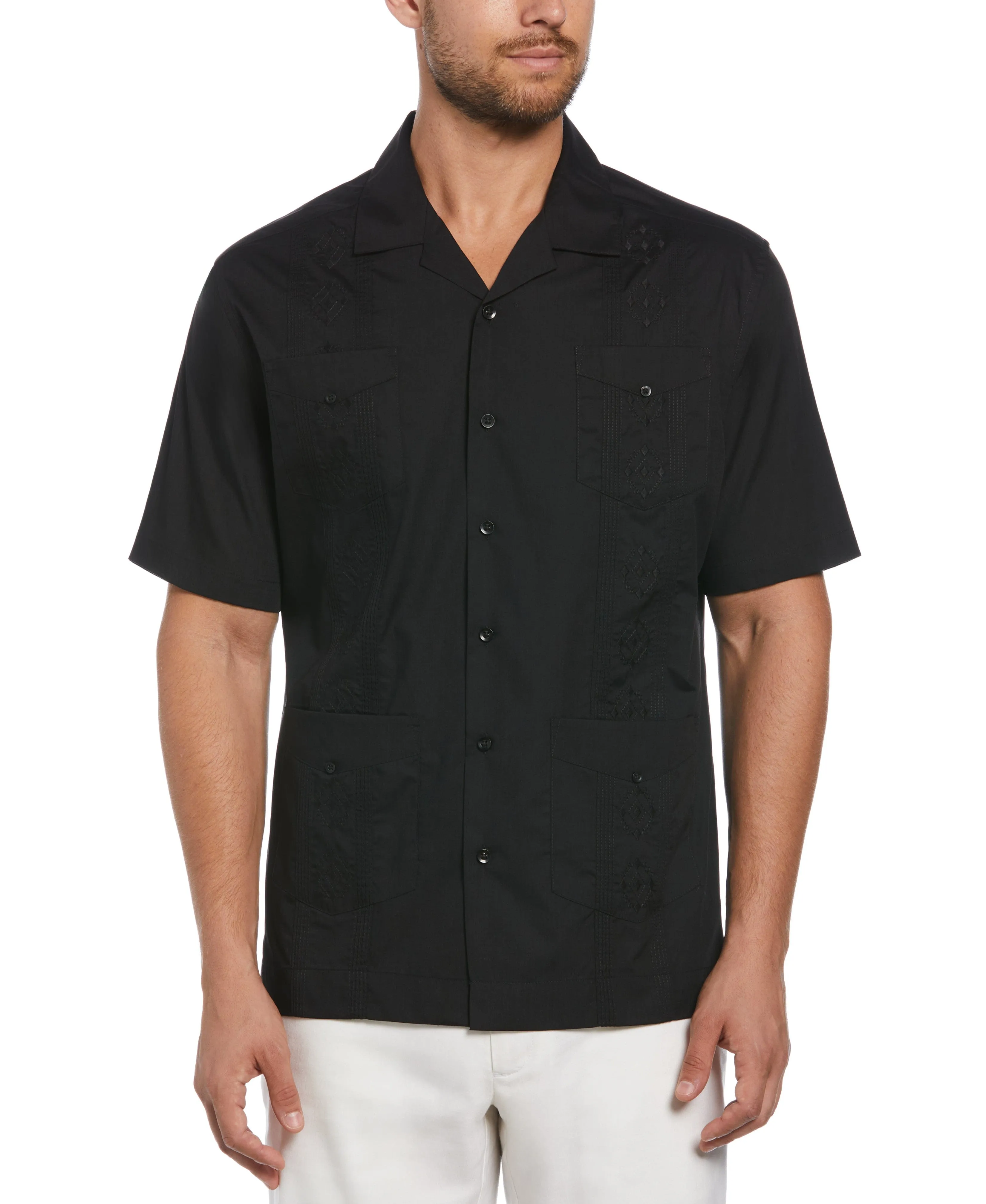 Big & Tall Authentic Embroidered Guayabera Shirt sold by Cubavera