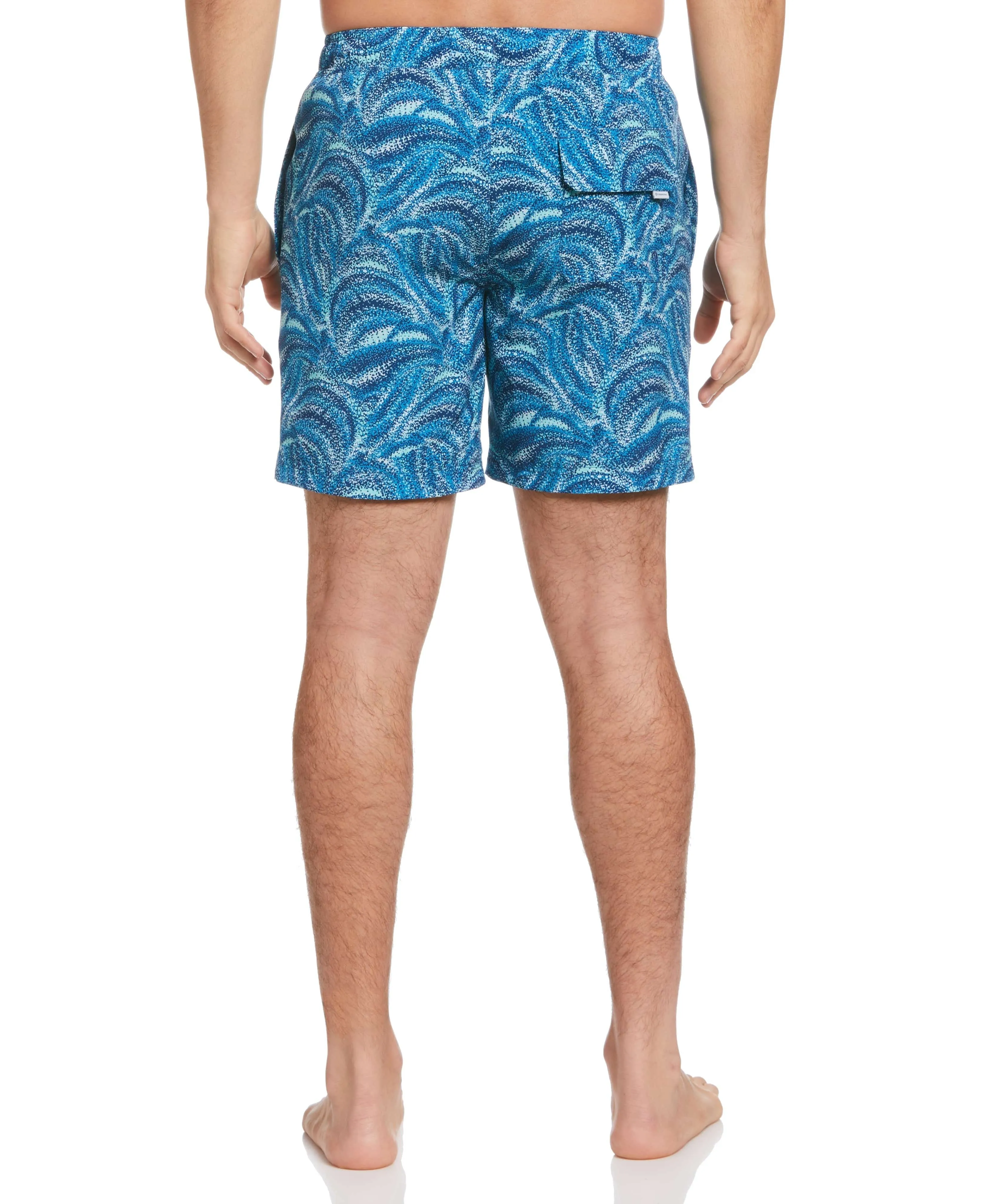 Wave Print 7" Swim Trunks sold by Cubavera product image thumbnail 2