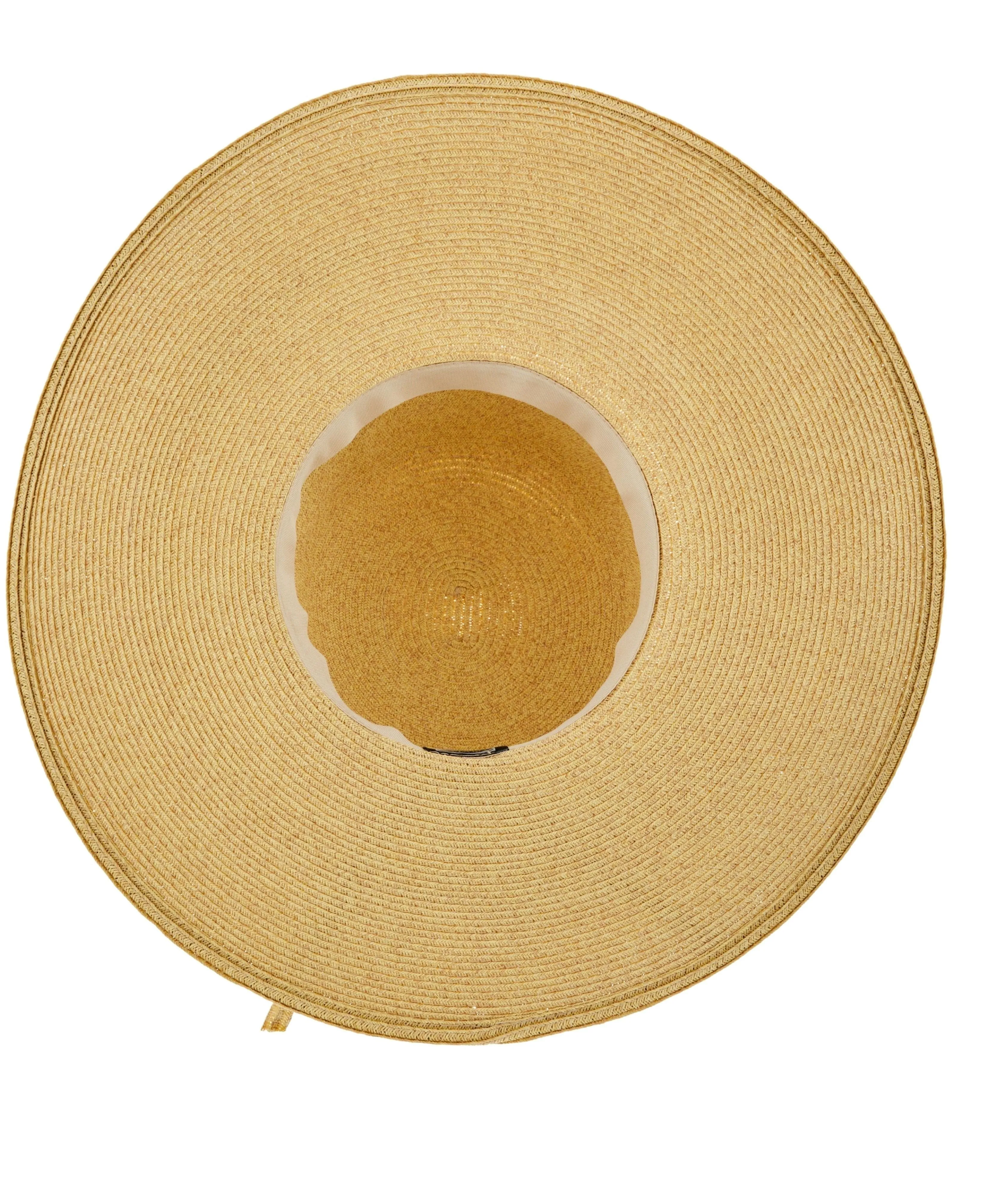 Women's Paper Braid Big Brim Hat sold by Cubavera product image thumbnail 4