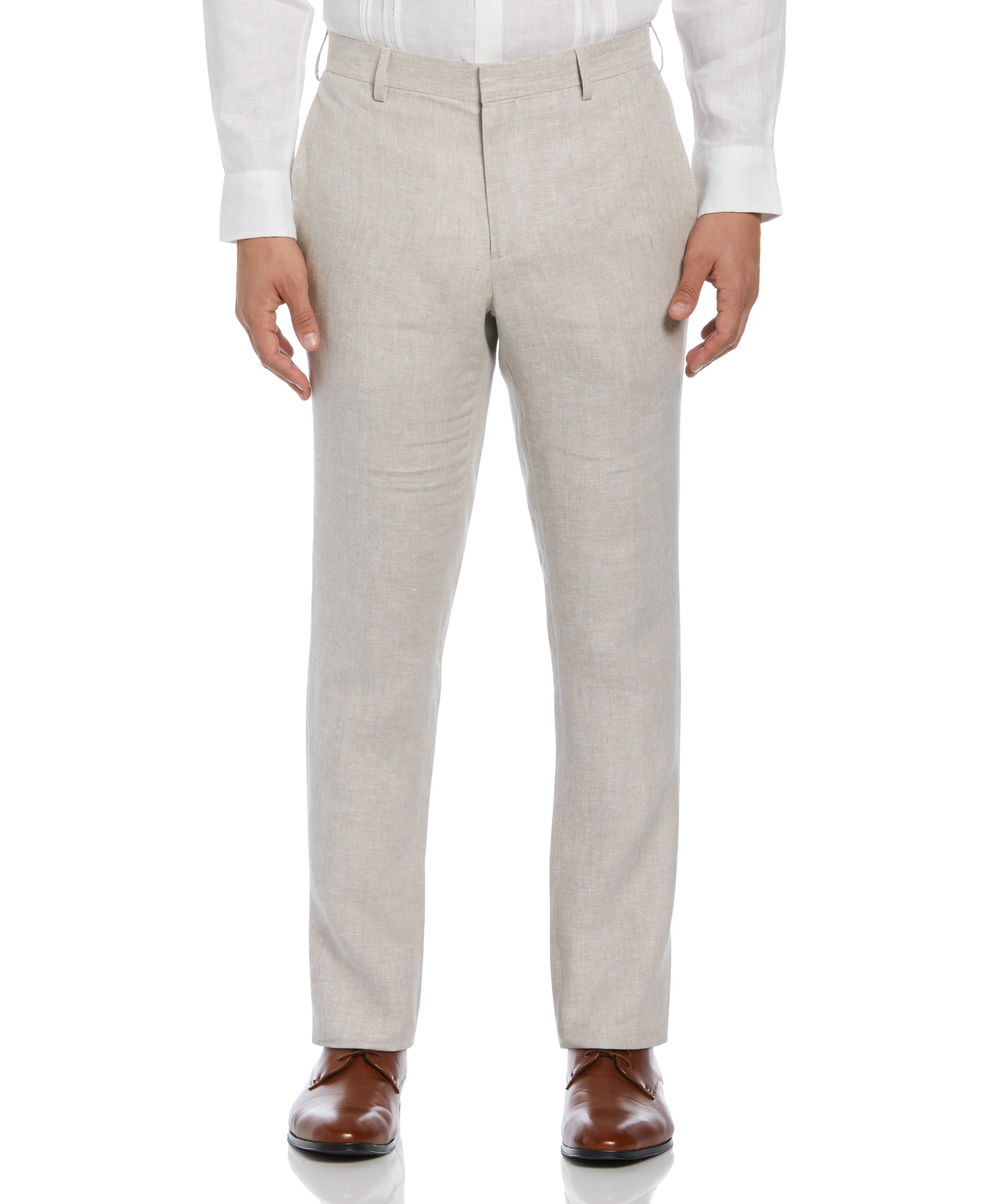 Delave Linen Flat Front Pant sold by Cubavera