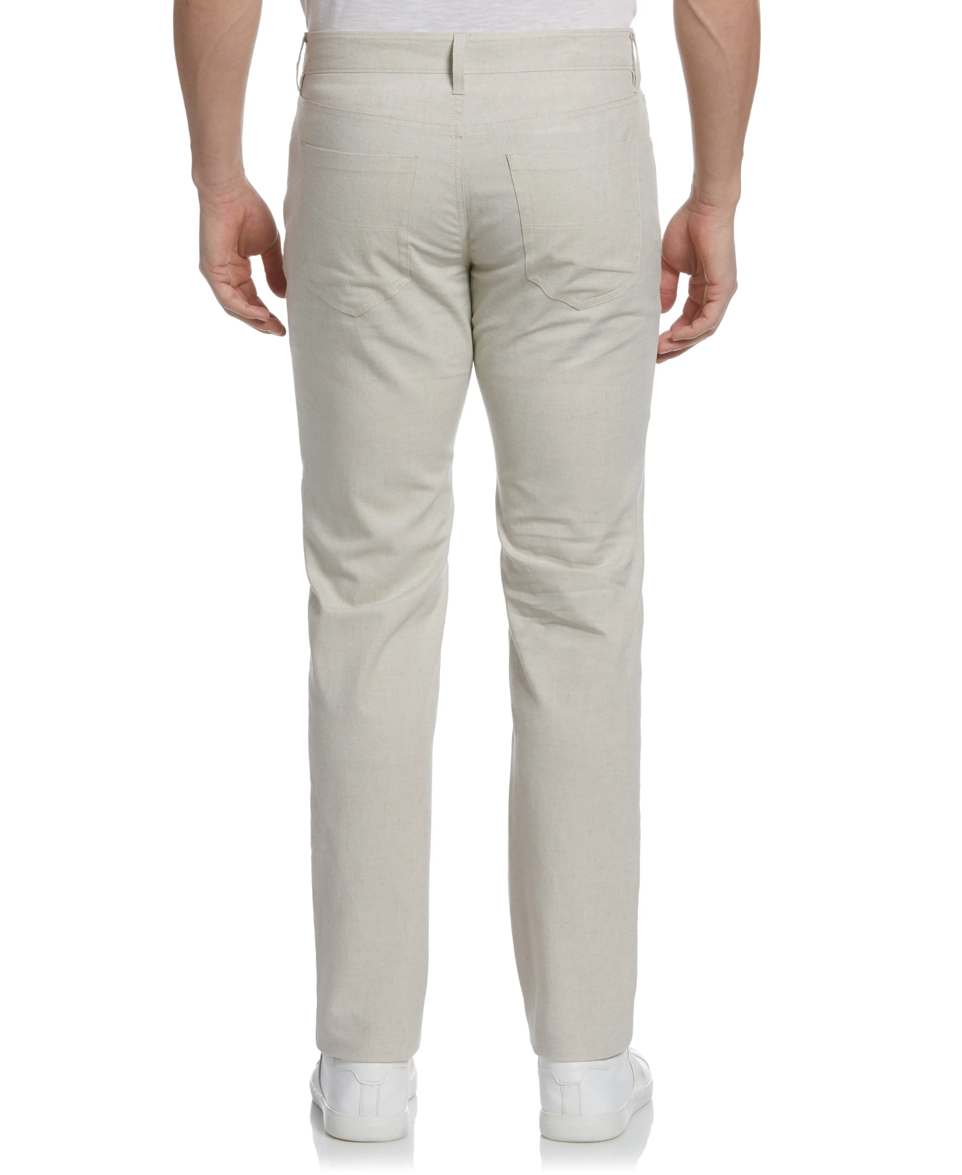 Linen-Blend 5-Pocket Pants sold by Cubavera product image thumbnail 2