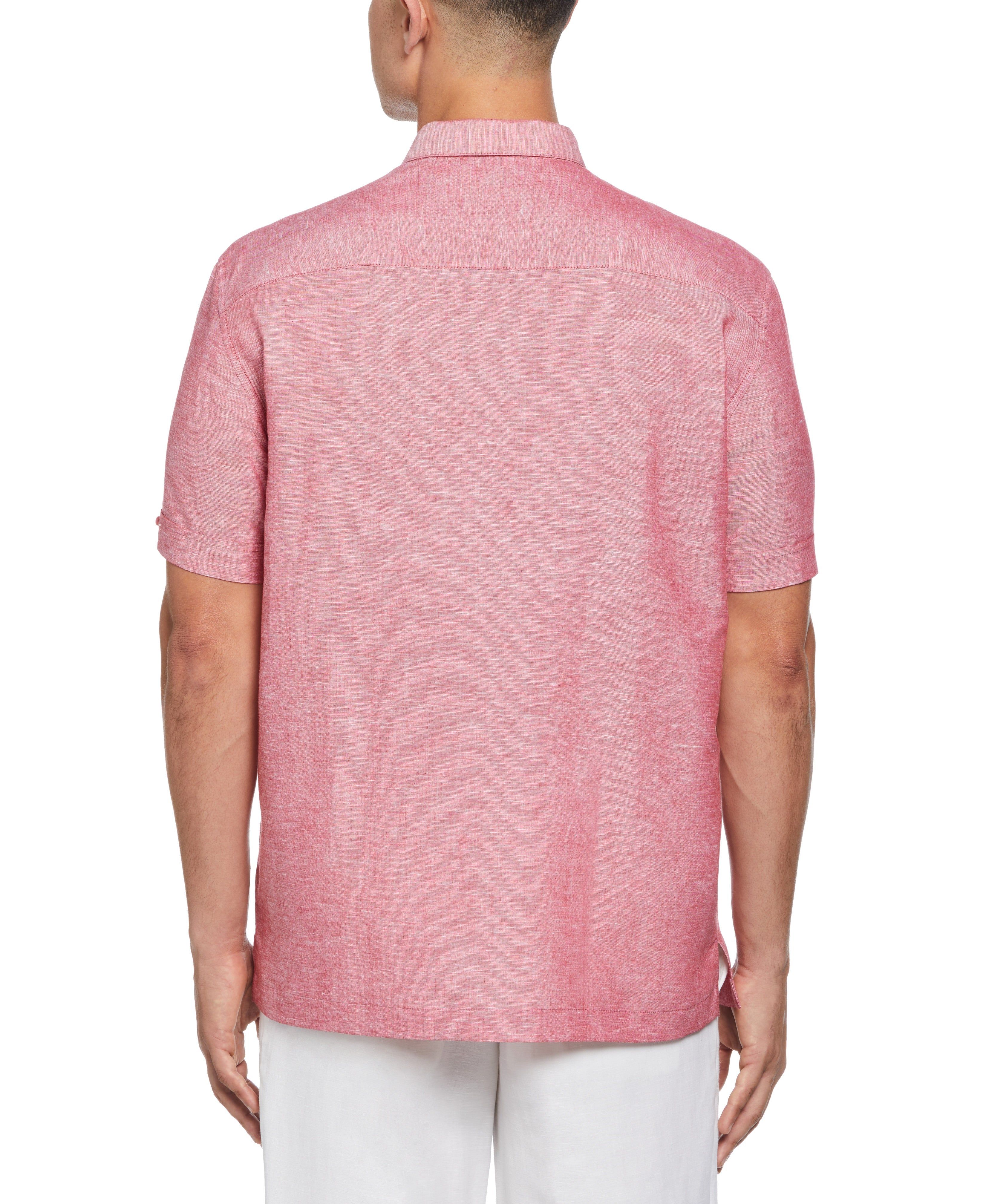 Fashion Four Pocket Linen-Blend Guayabera Shirt sold by Cubavera product image thumbnail 2