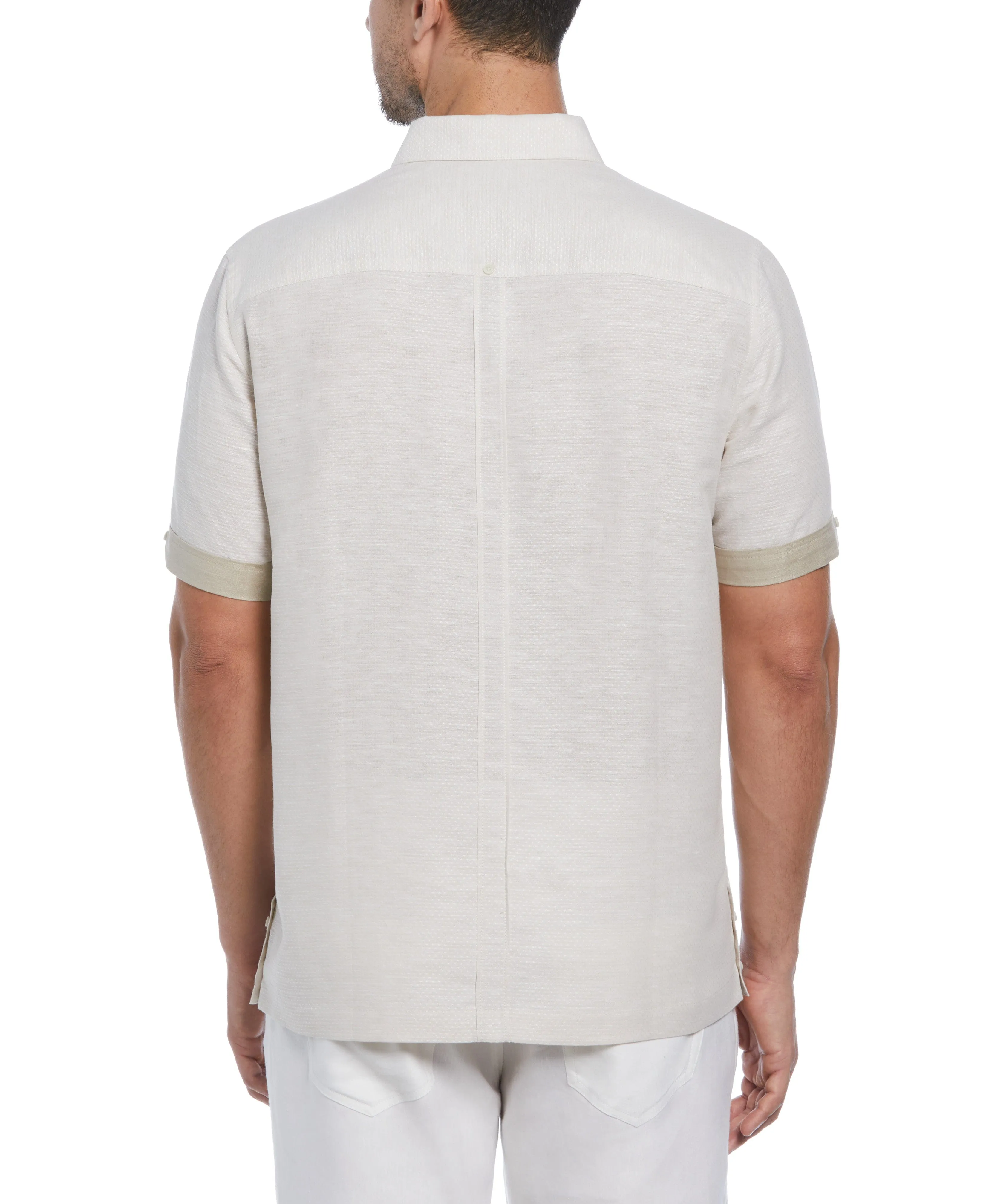 Fashion Double Pocket Guayabera Shirt sold by Cubavera product image thumbnail 2