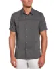 Two-Tone Cross Tuck Chambray Shirt sold by Cubavera