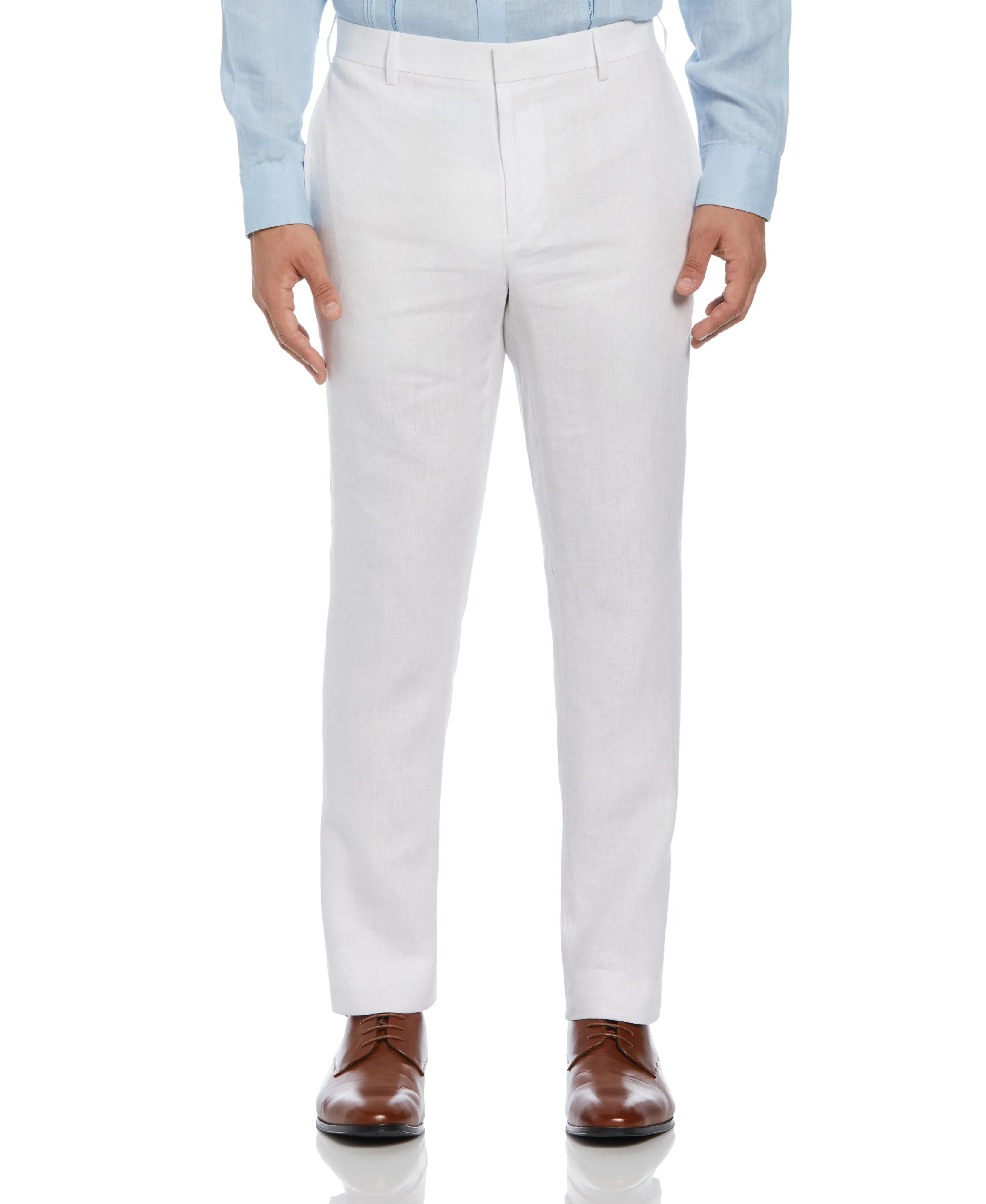 Delave Linen Flat Front Pant sold by Cubavera