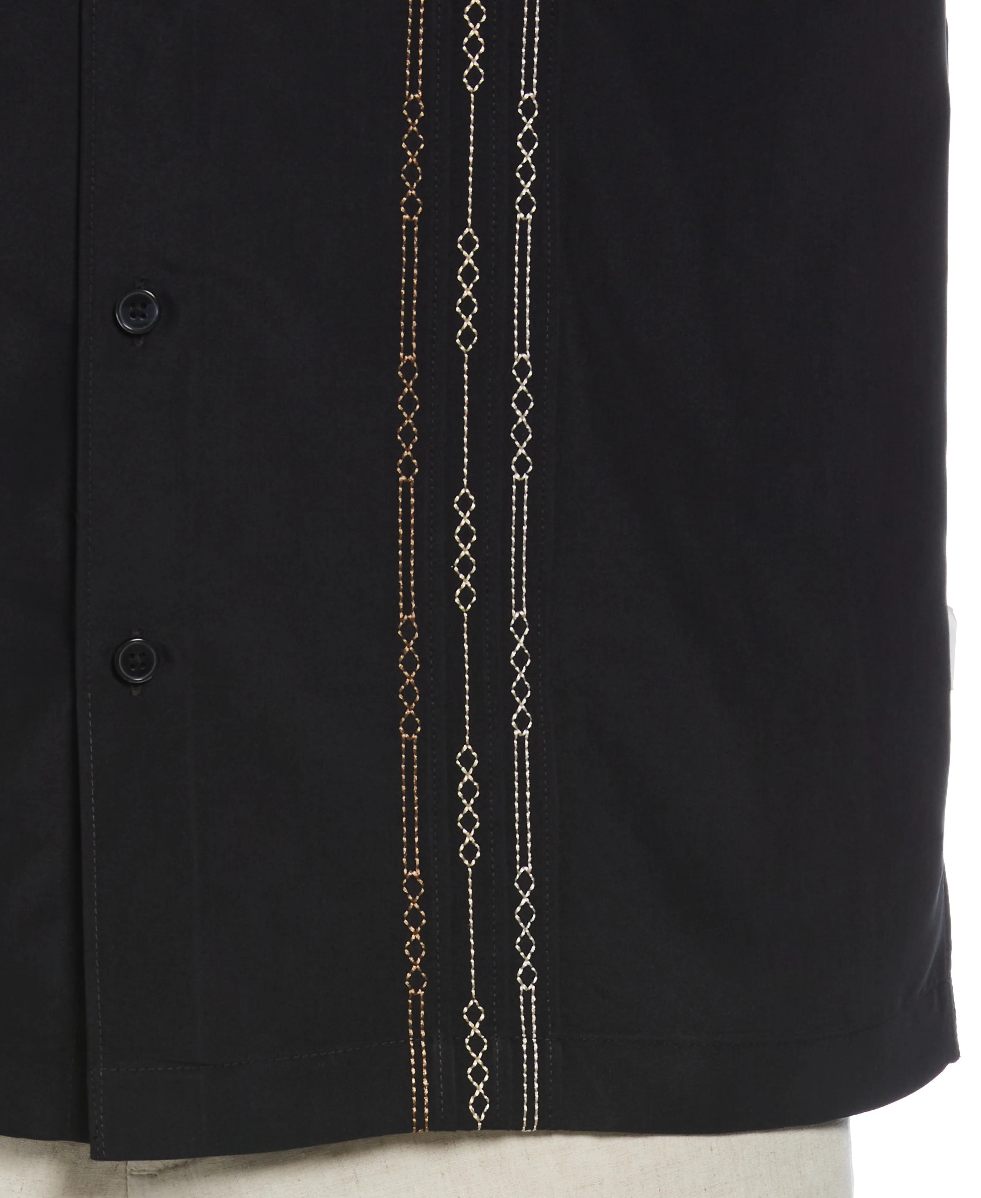 Big & Tall Geo Embroidered Panel Shirt sold by Cubavera product image thumbnail 4