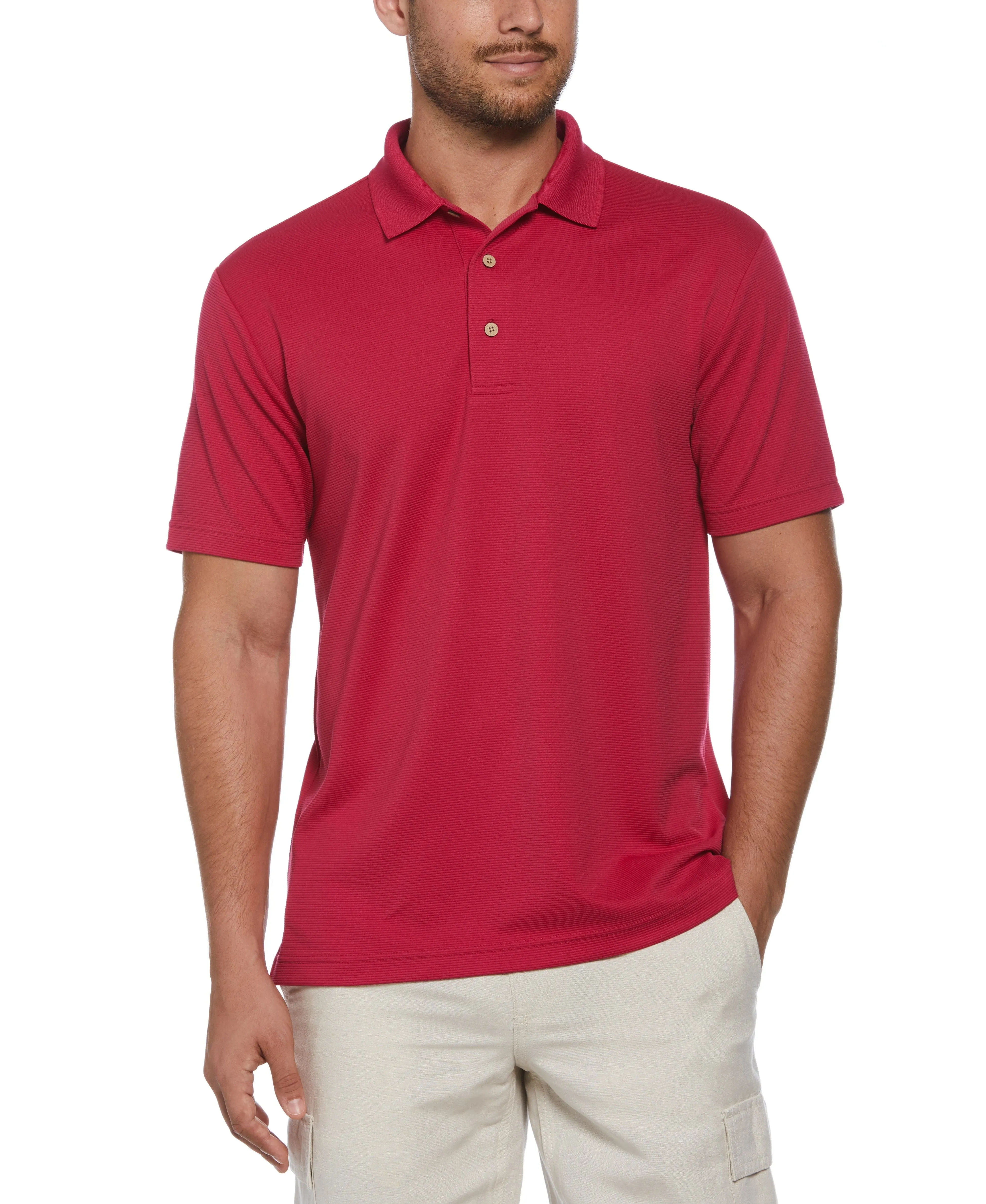 Big & Tall Solid Textured Polo sold by Cubavera