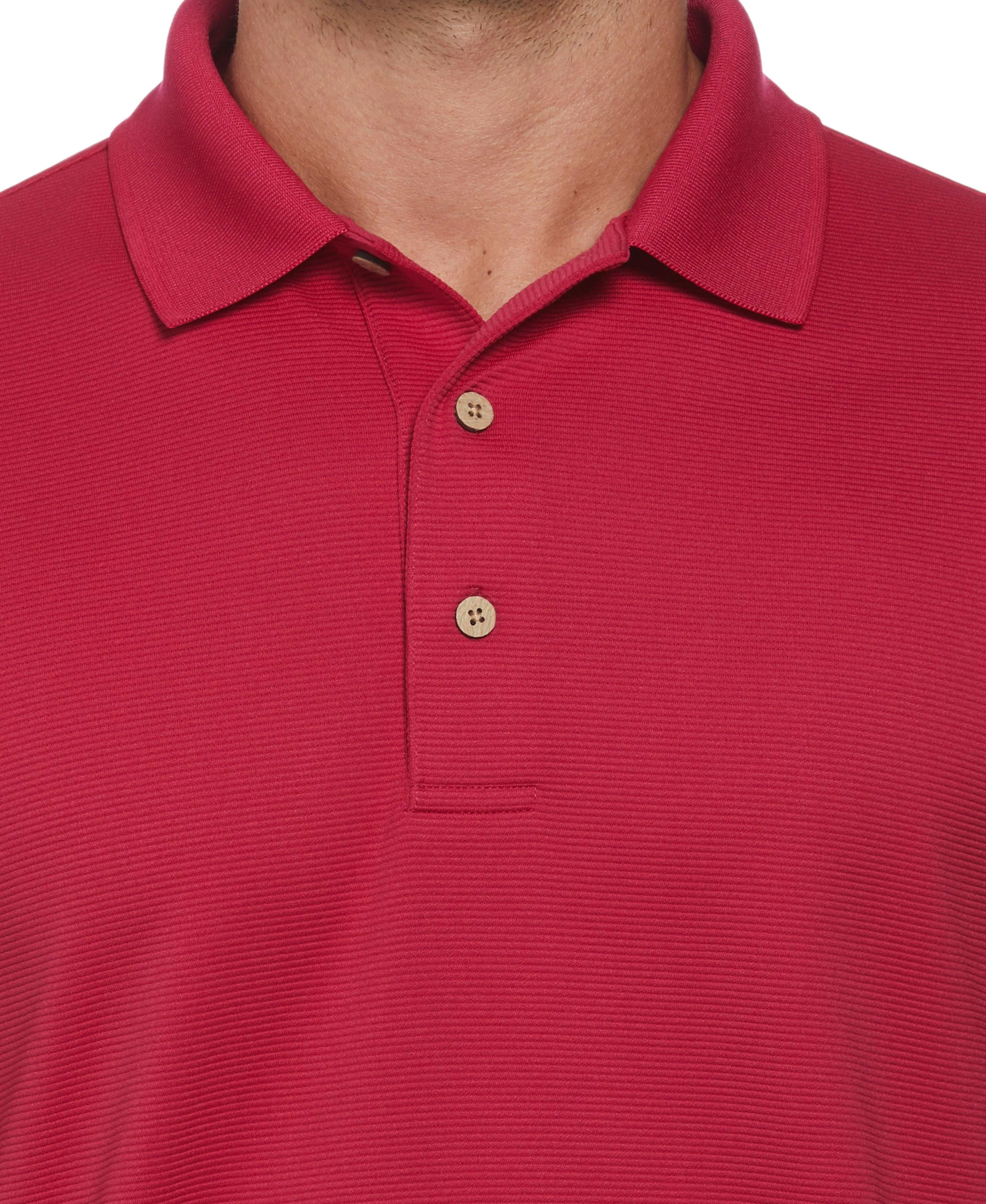 Big & Tall Solid Textured Polo sold by Cubavera product image thumbnail 3