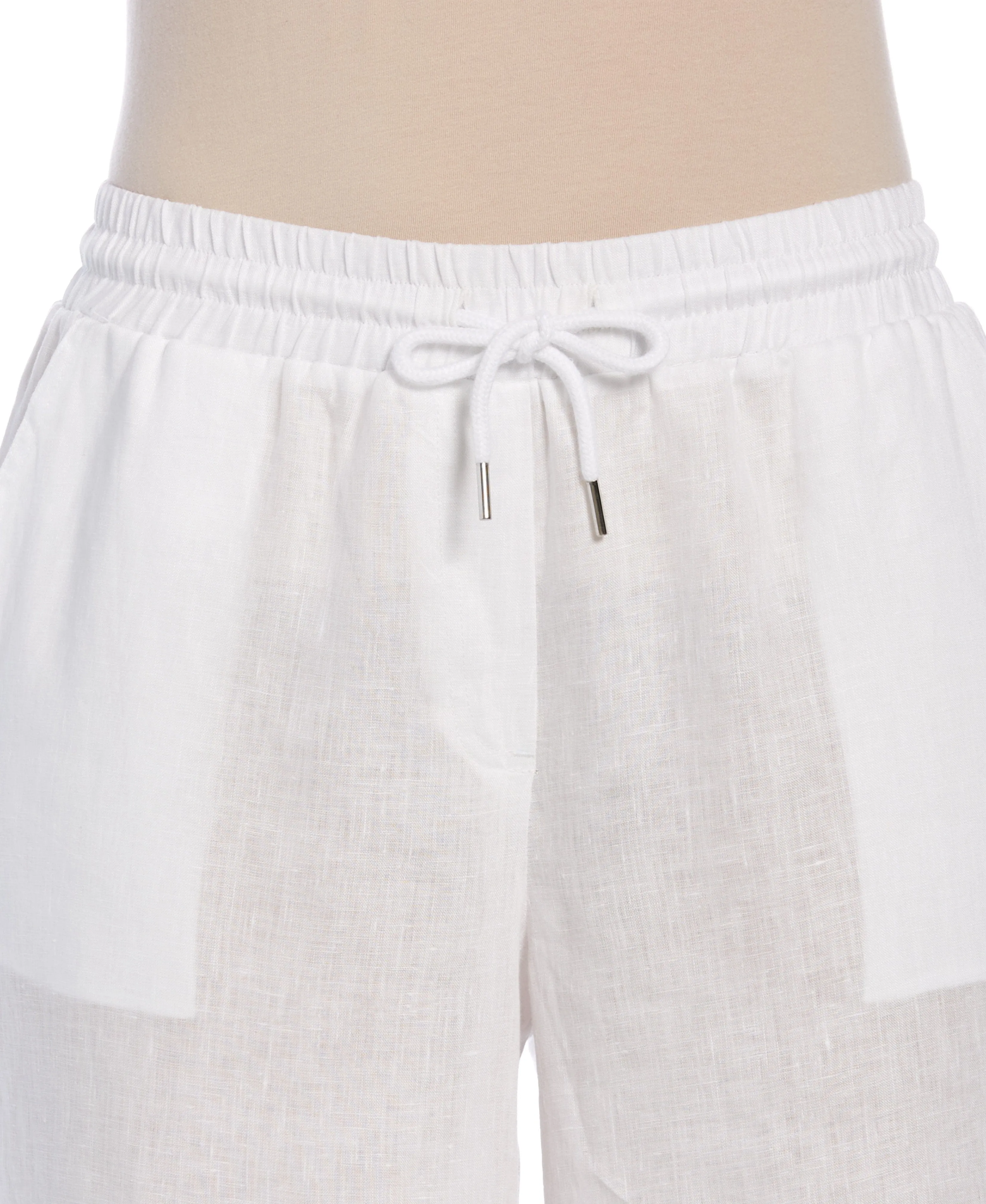 Women's Wide Leg Drawstring Linen Pant sold by Cubavera product image thumbnail 3