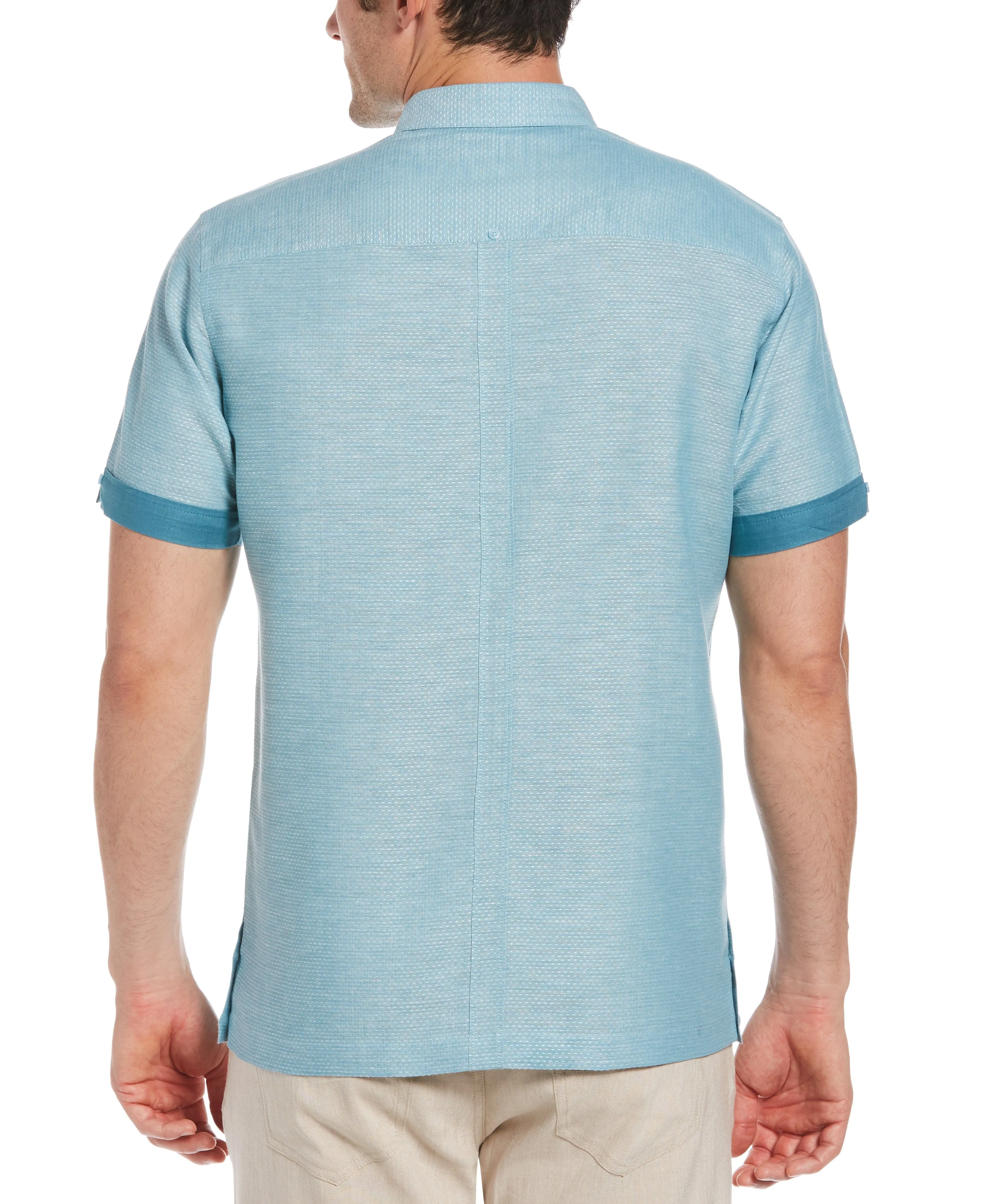 Fashion Double Pocket Guayabera Shirt sold by Cubavera product image thumbnail 2