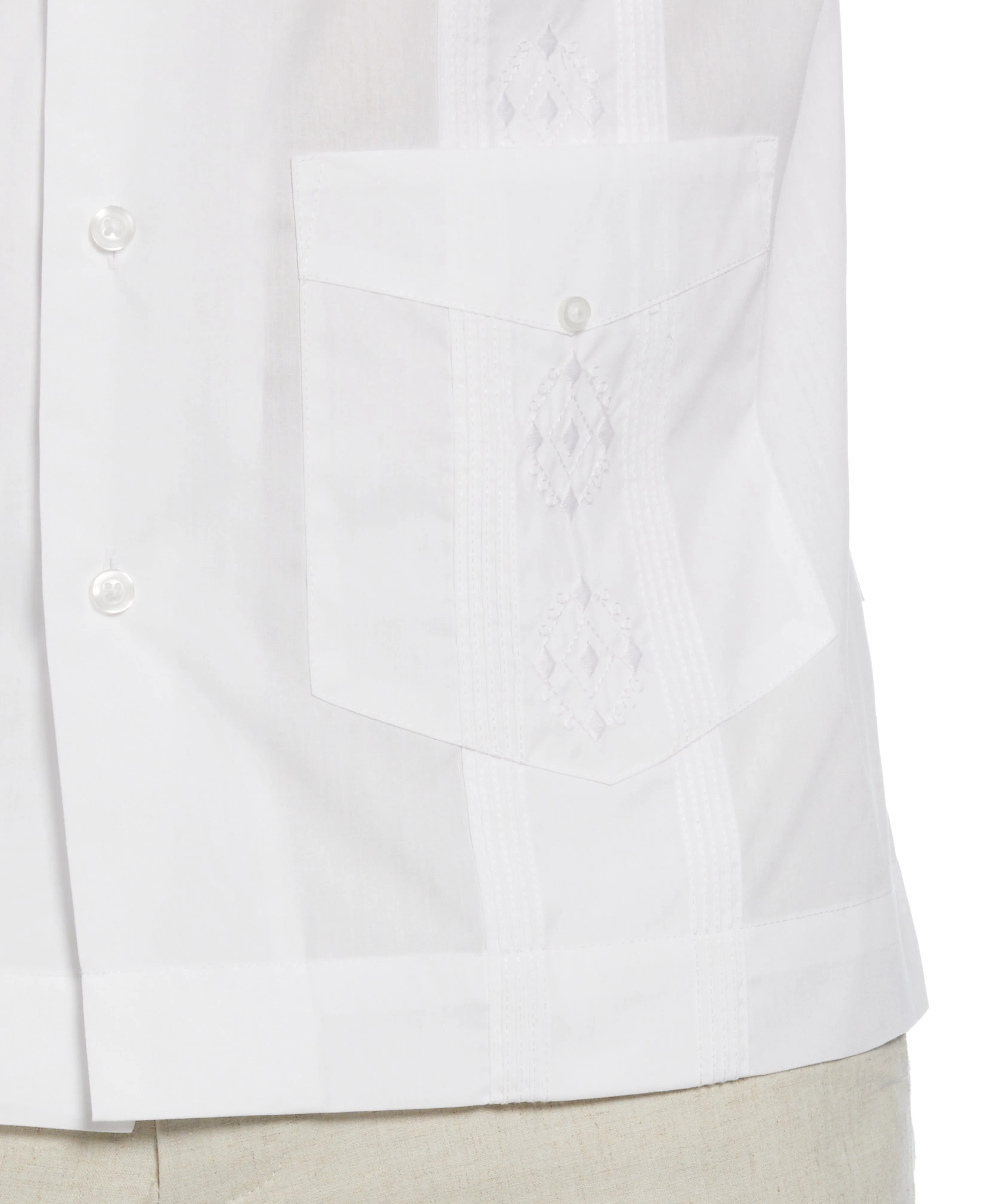 Big & Tall Authentic Embroidered Guayabera Shirt sold by Cubavera product image thumbnail 4