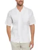 Big & Tall Authentic Embroidered Guayabera Shirt sold by Cubavera