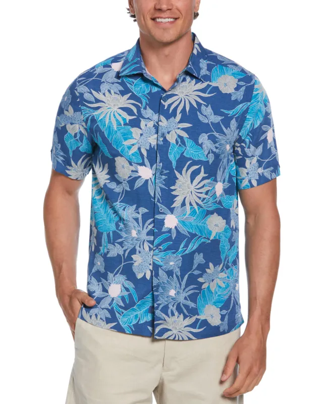 Big & Tall Botanical Print Shirt sold by Cubavera