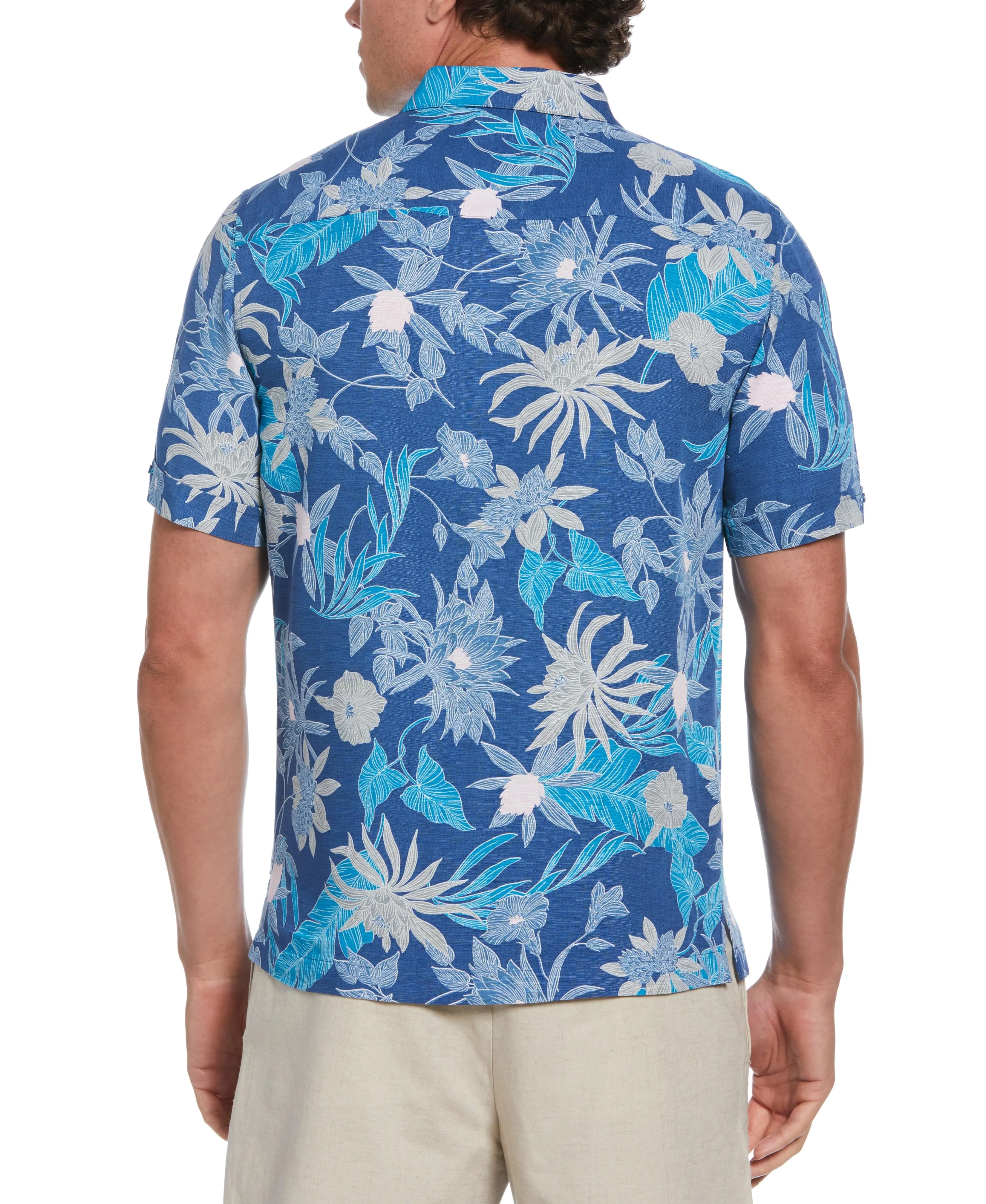 Big & Tall Botanical Print Shirt sold by Cubavera product image thumbnail 2