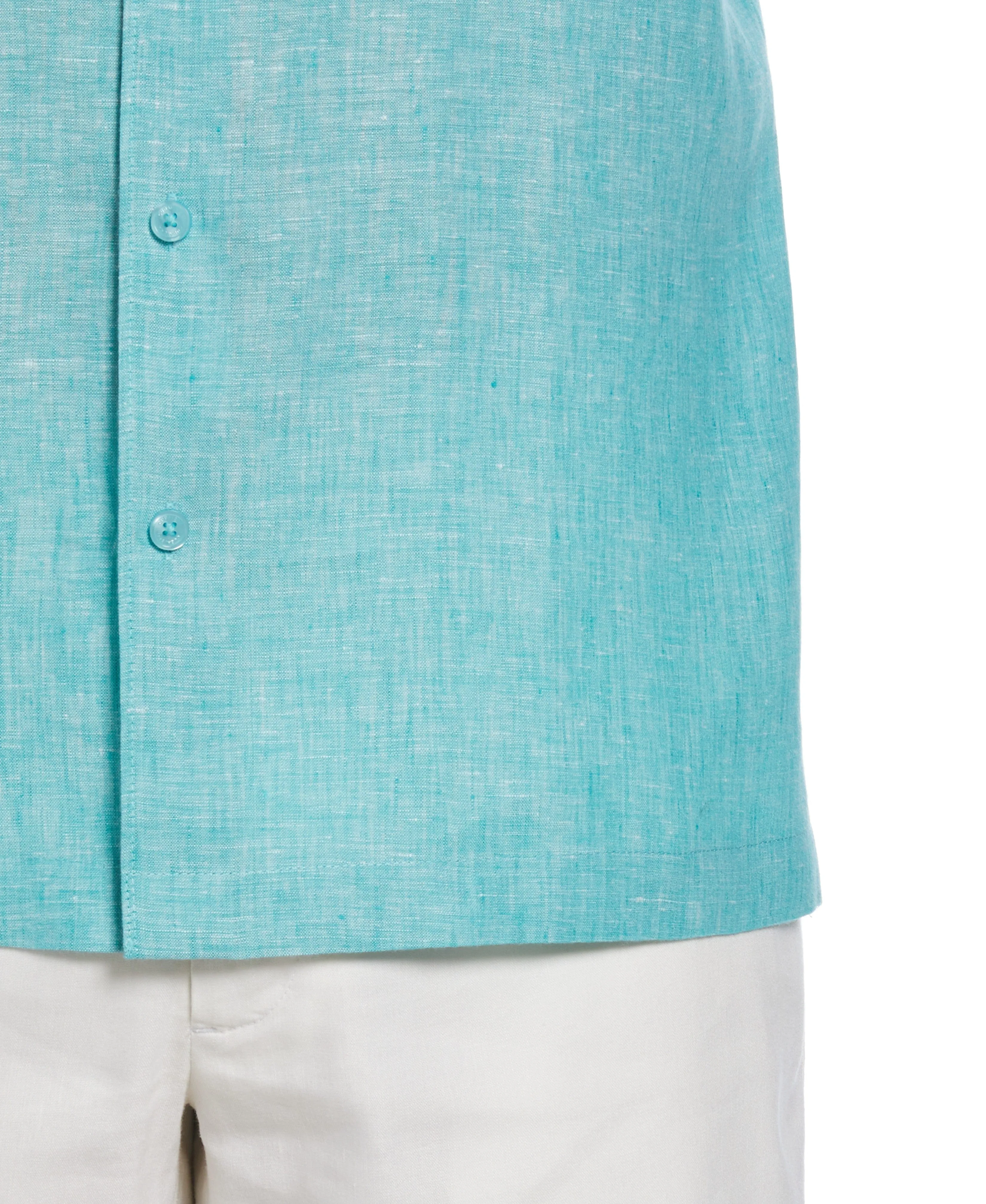 Big & Tall Classic Two-Tone Linen Shirt sold by Cubavera product image thumbnail 4