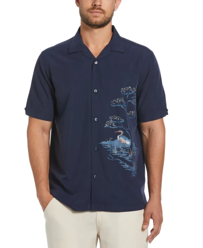 Scenic Placement Print Shirt sold by Cubavera