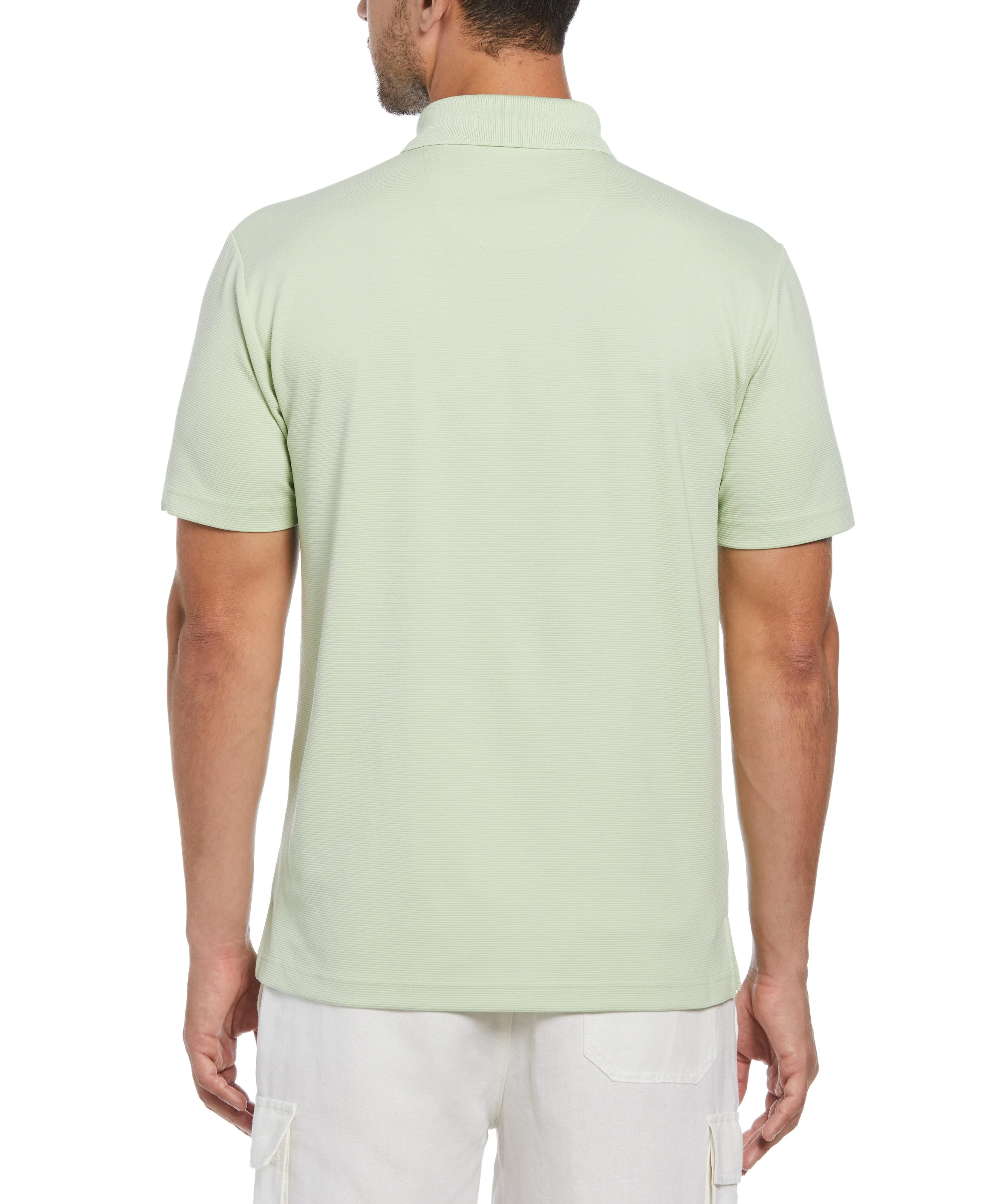 Big & Tall Solid Textured Polo sold by Cubavera product image thumbnail 2