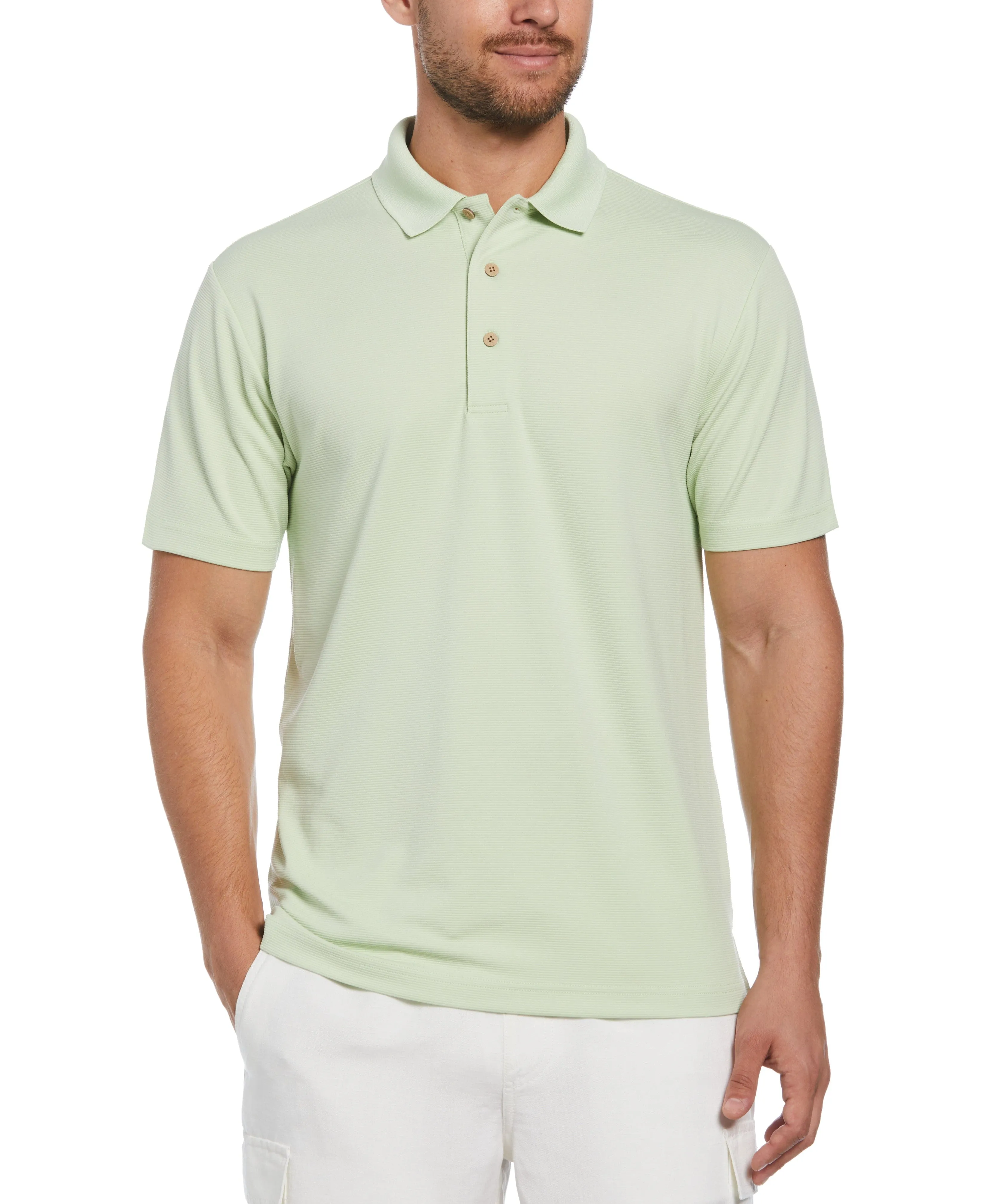 Big & Tall Solid Textured Polo sold by Cubavera
