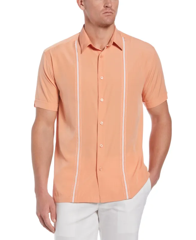 Big & Tall Panel Shirt - Contrast Stitching sold by Cubavera